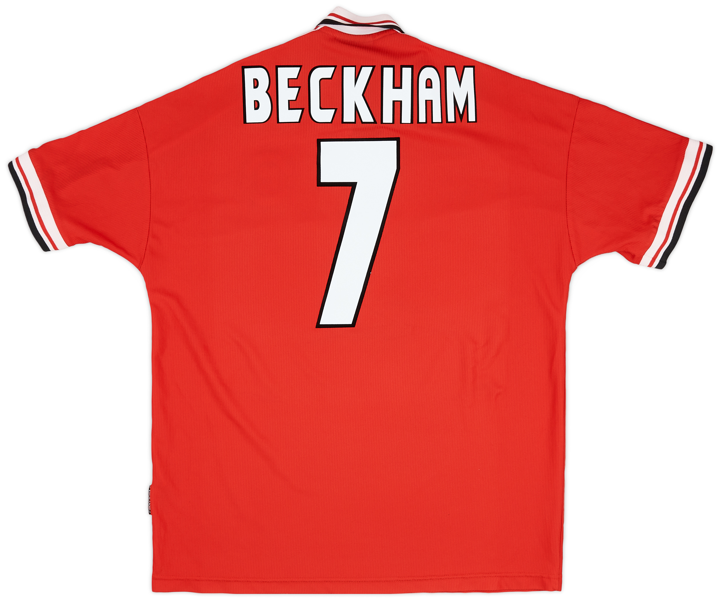 1998-00 Manchester United Home Shirt Beckham #7 - 7/10 - (XL)