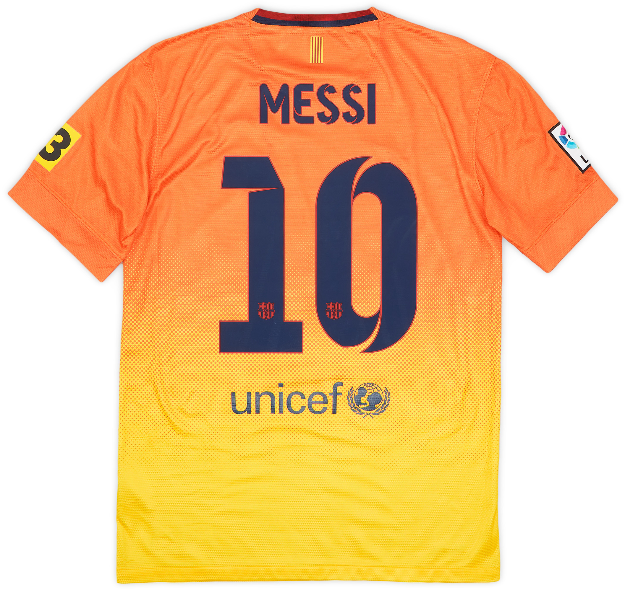 Maillot Foot Barcelone Extérieur 2012/2013 – Nike #10 Messi, Taille M, état Très Bon