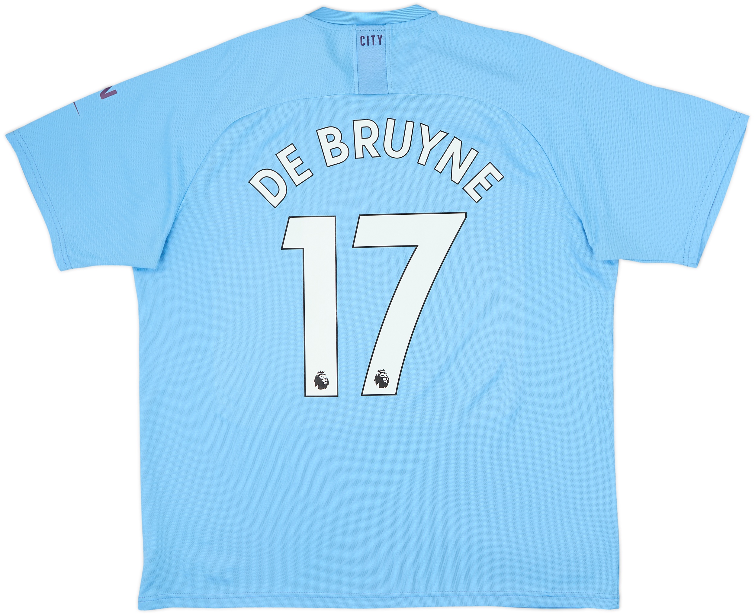 2019-20 Manchester City Home Shirt De Bruyne #17 - 6/10 - (XXL)