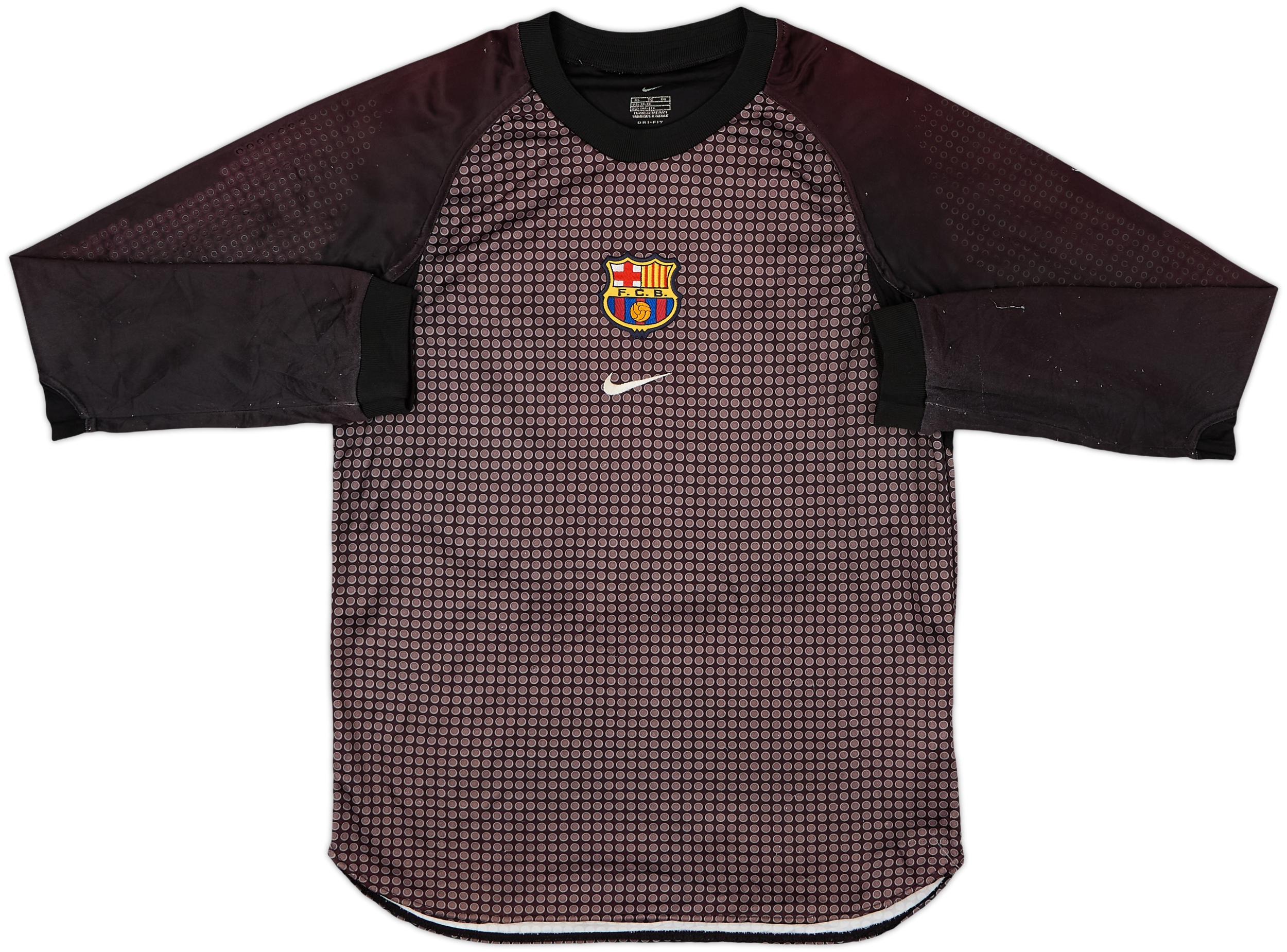 2000-01 Barcelona GK Shirt - 8/10 - (XL.Boys)