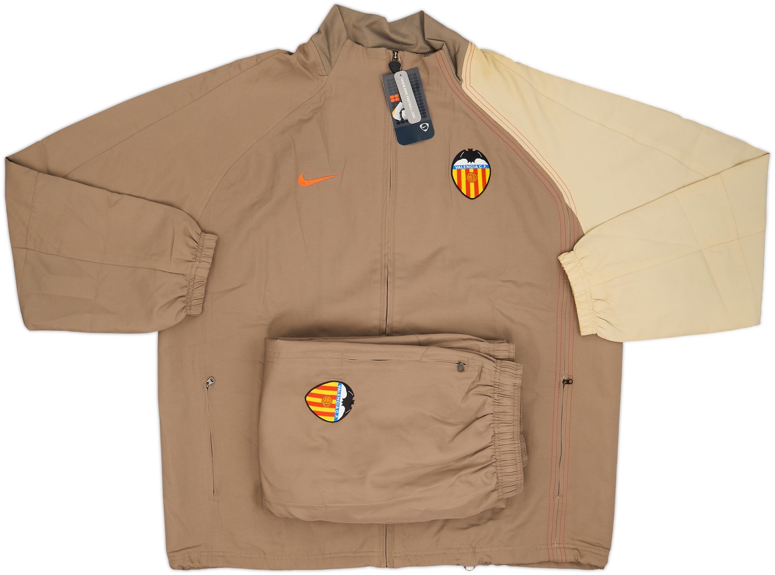 NIKE ジャケット Valencia ワッペン XL 2002-03 Valencia Nike Padded