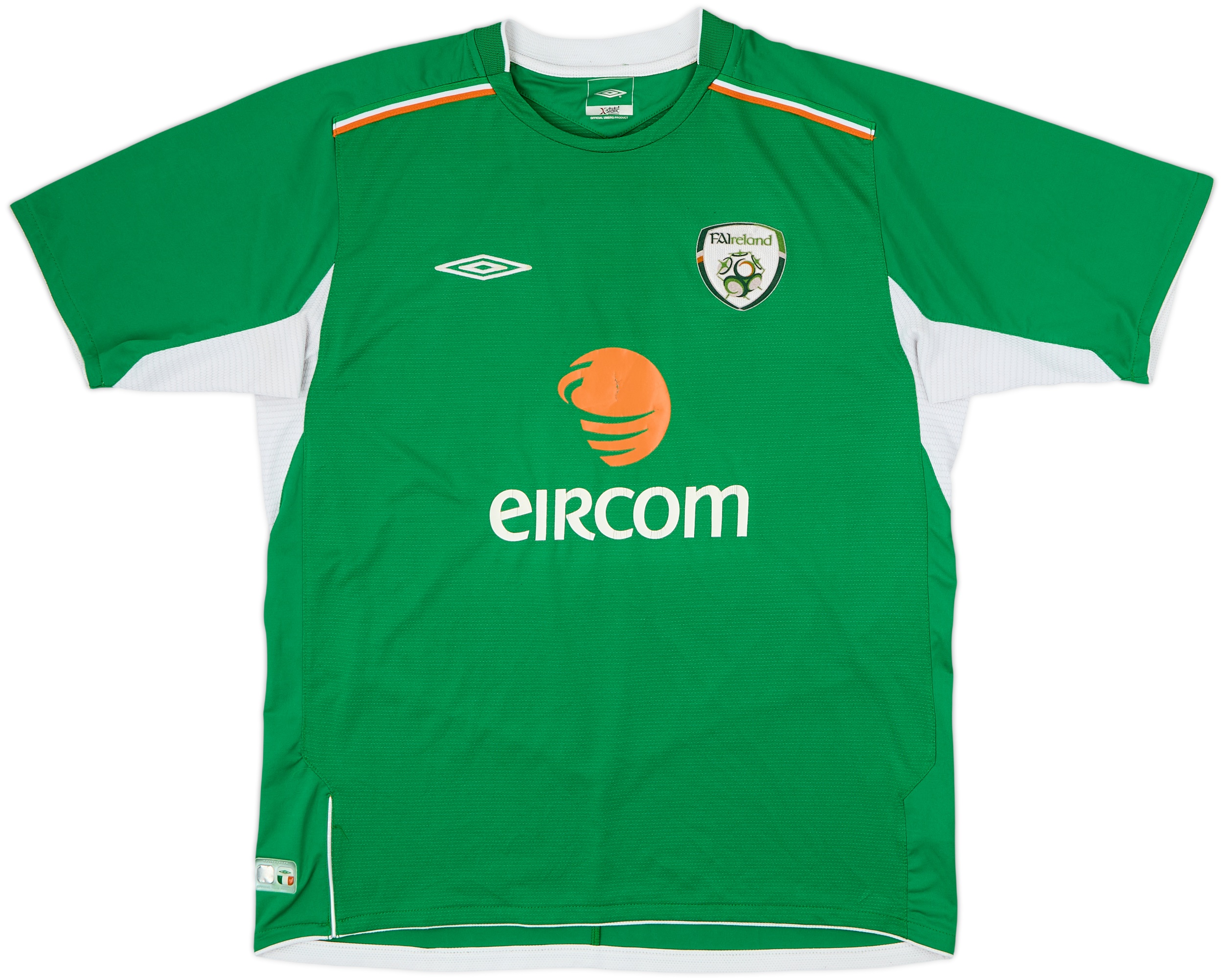 ウェア UMBRO 2004 Ireland football shirts 2004-06 Ireland Home Shirt - 7/10 - (XL)
