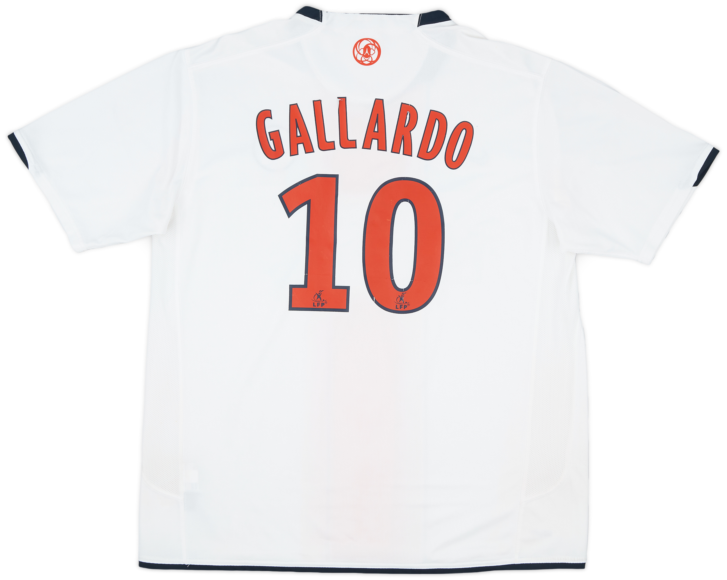 Maillot Vintage AS Monaco Vizzavi Gallardo 2000-2001 – Kappa – Taille M – Rouge Et Blanc