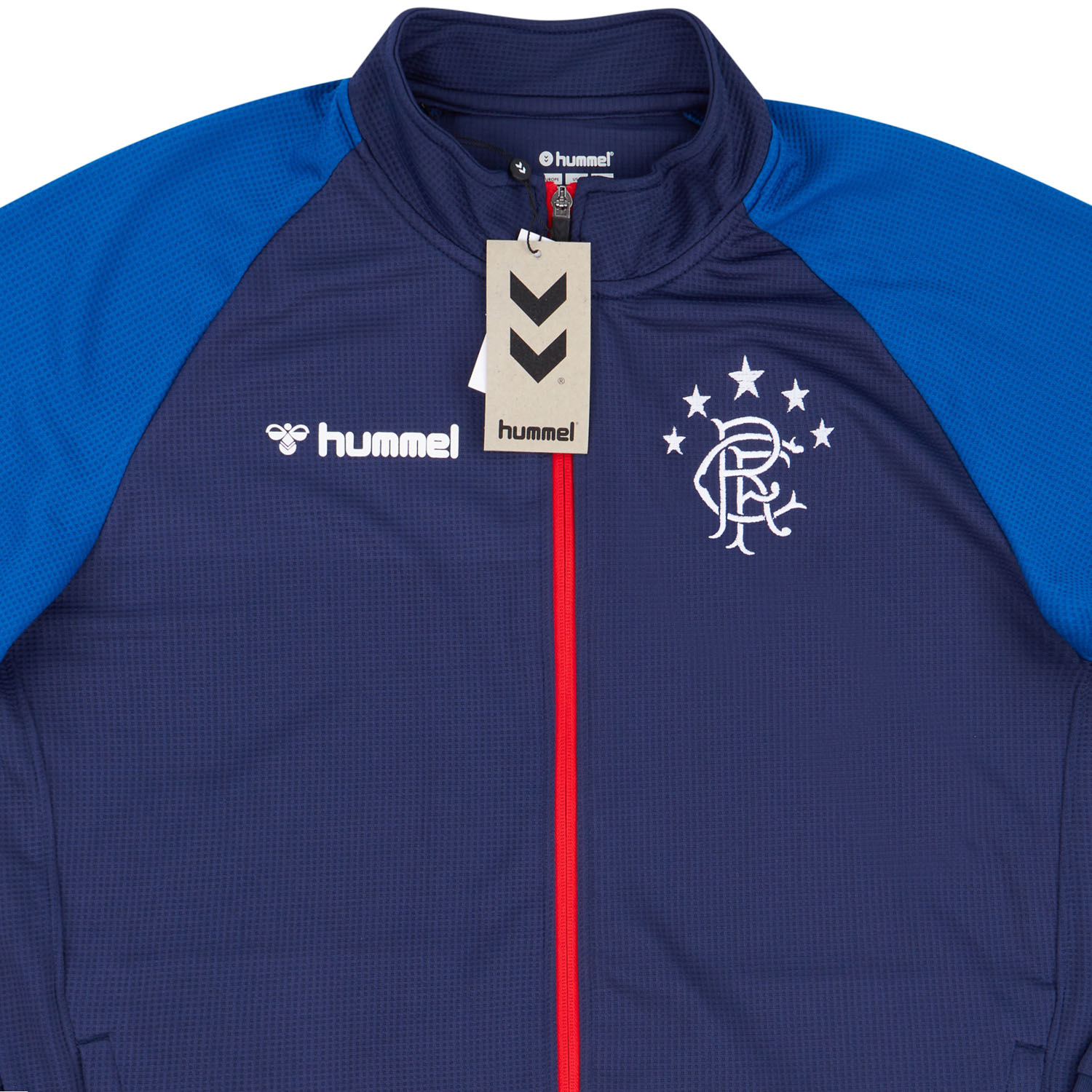 Rangers grey hummel tracksuit top