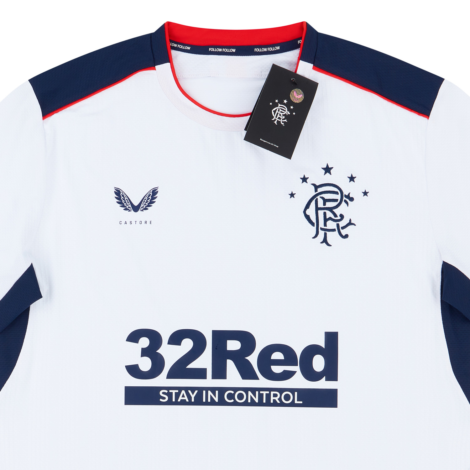 2020 21 Rangers Player Issue Pro Away L S Shirt