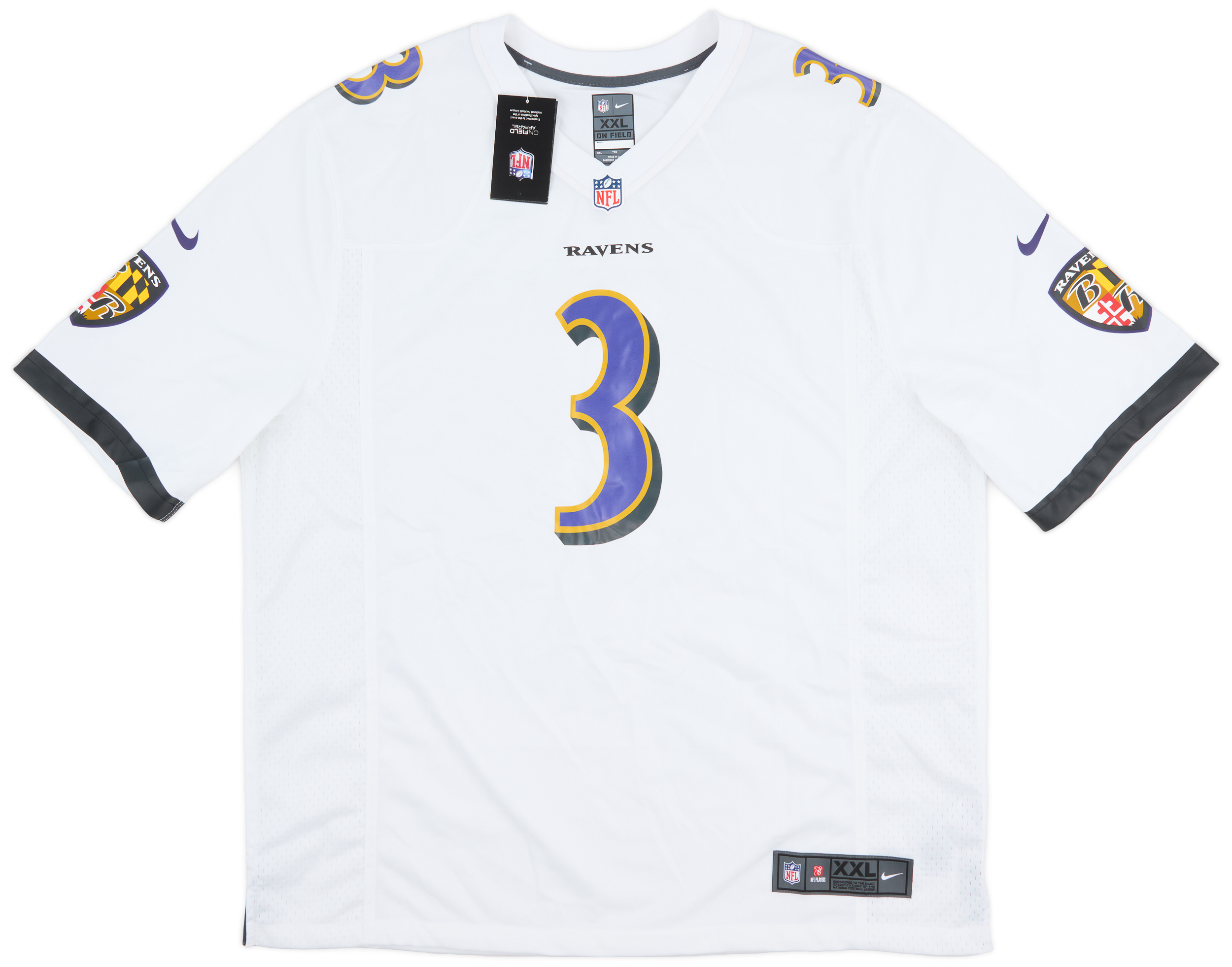2023 Baltimore Ravens Beckham Jr #3 Nike Game Away Jersey (XXL)