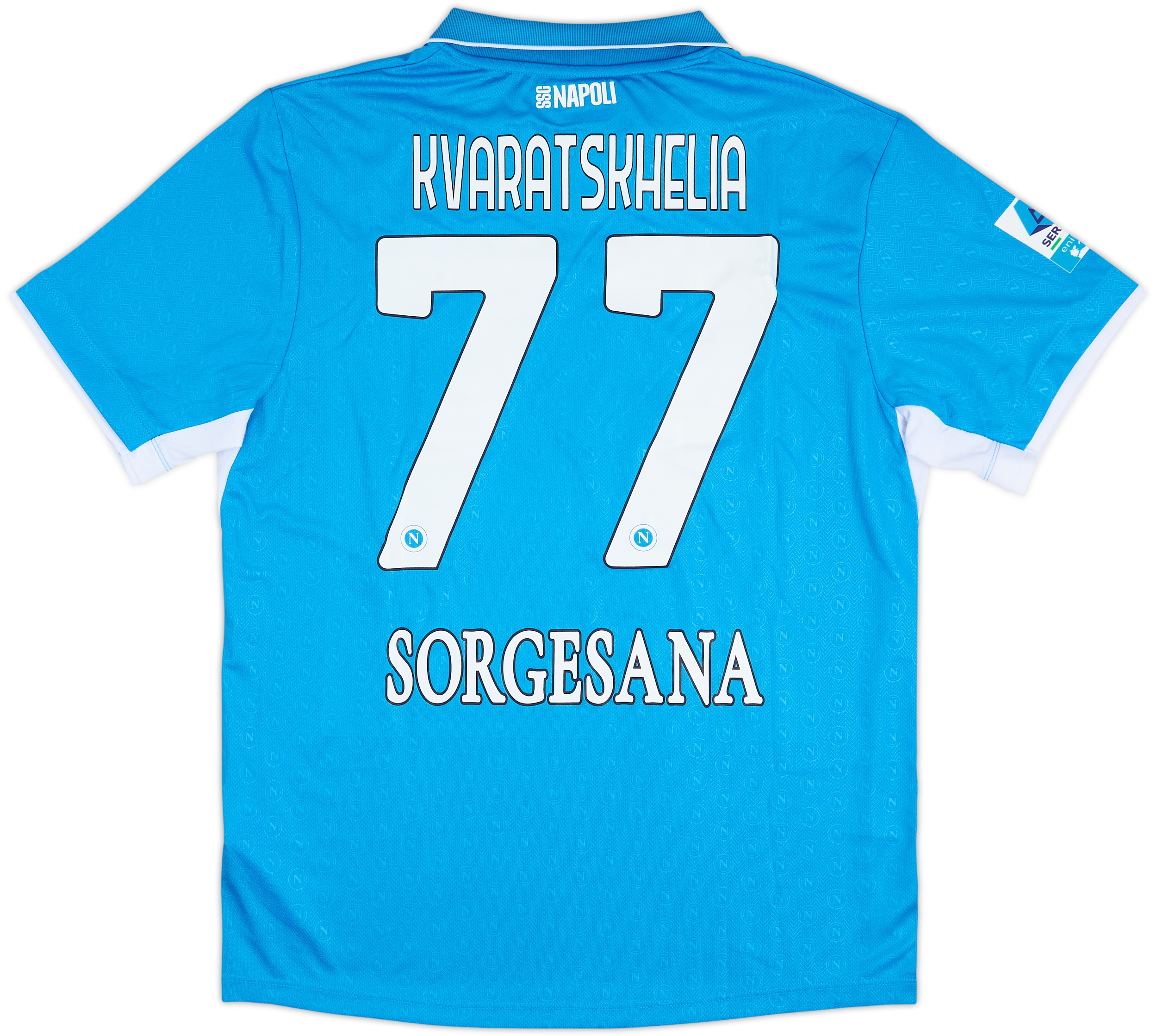 2024-25 Napoli Home Shirt Kvaratskhelia #77 (XL)
