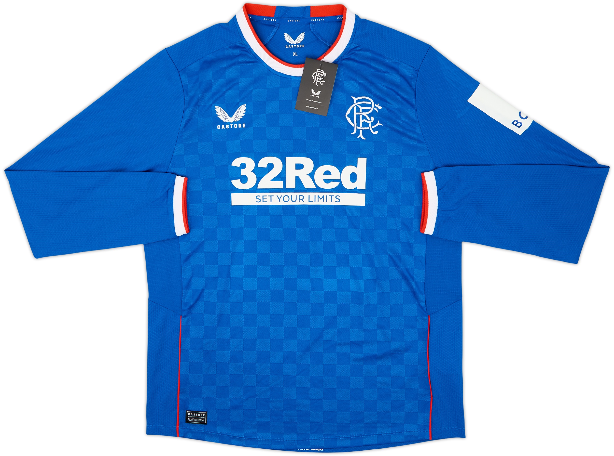 Rangers Gers Home Football Shirt Jersey Castore 2020 2021 Size M