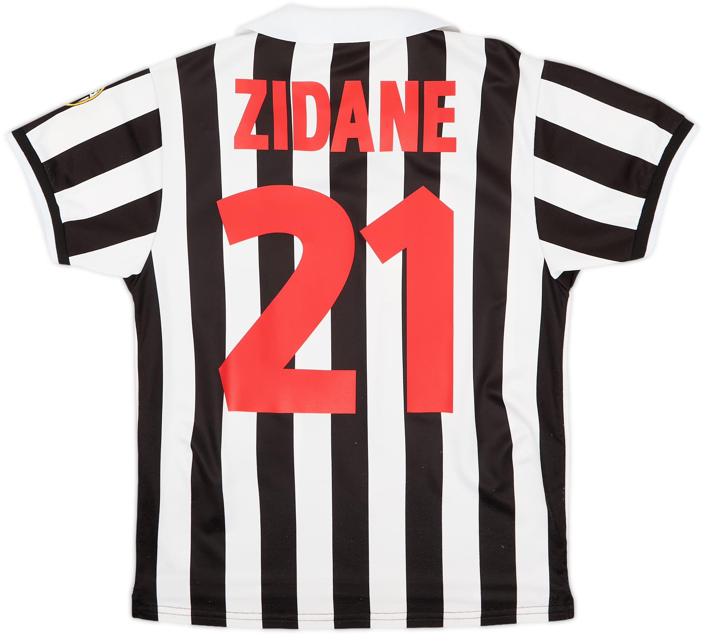 1998-99 Juventus Home Shirt Zidane #21 - 8/10 - (XL.Boys)