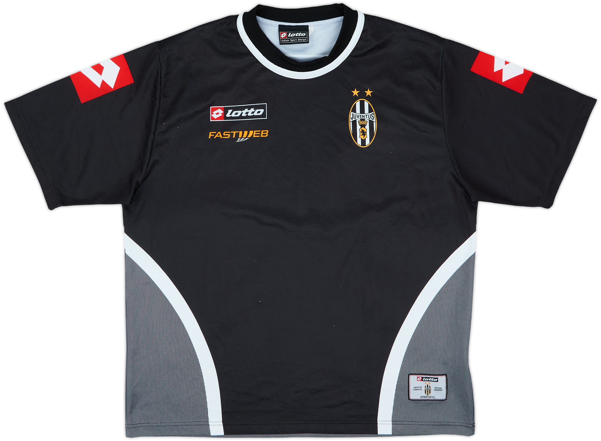 2001-02 Juventus Lotto Training Shirt - 8/10 - (XL)