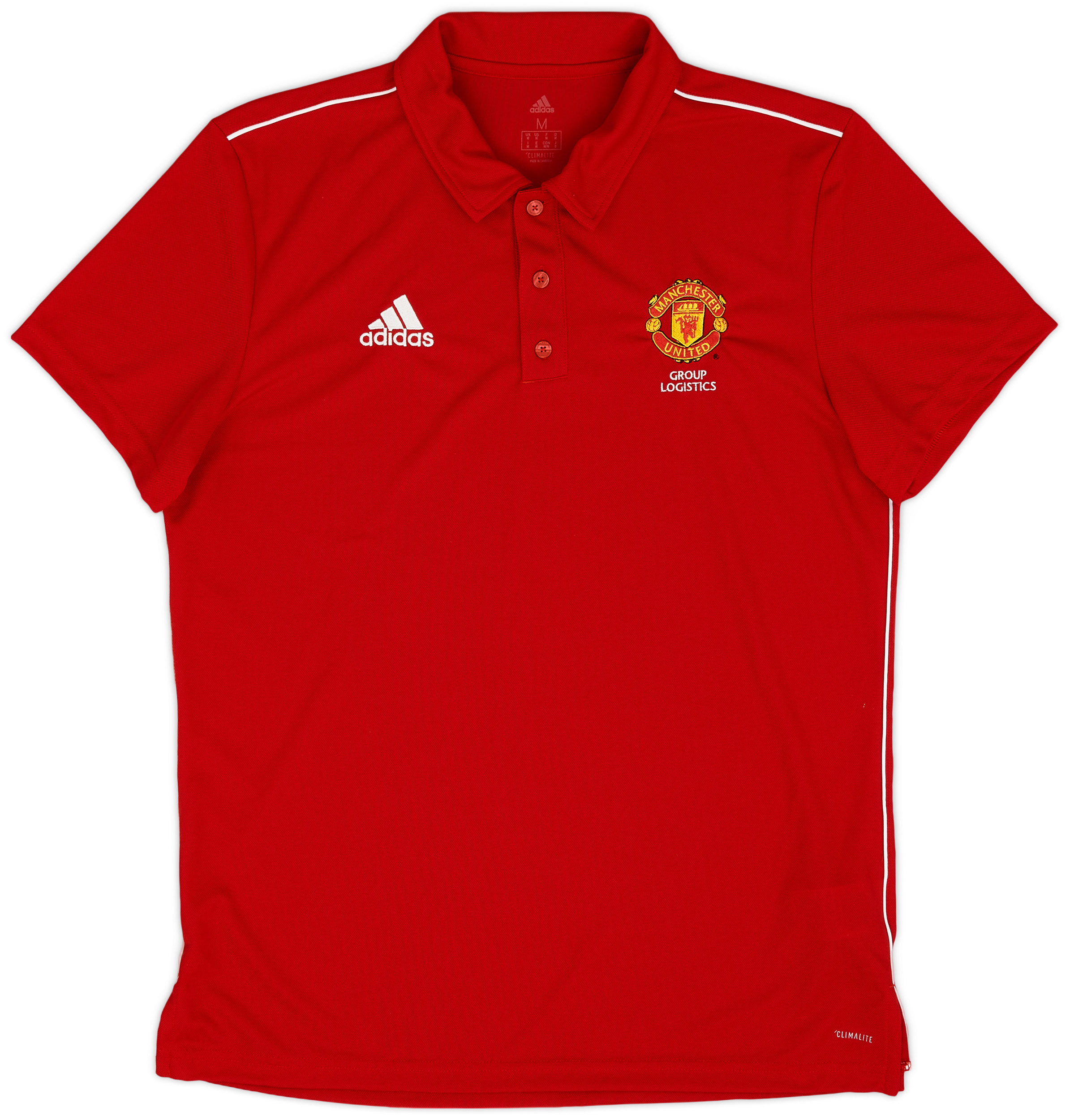 2018-19 Manchester United adidas Polo Shirt - 9/10 - (M)