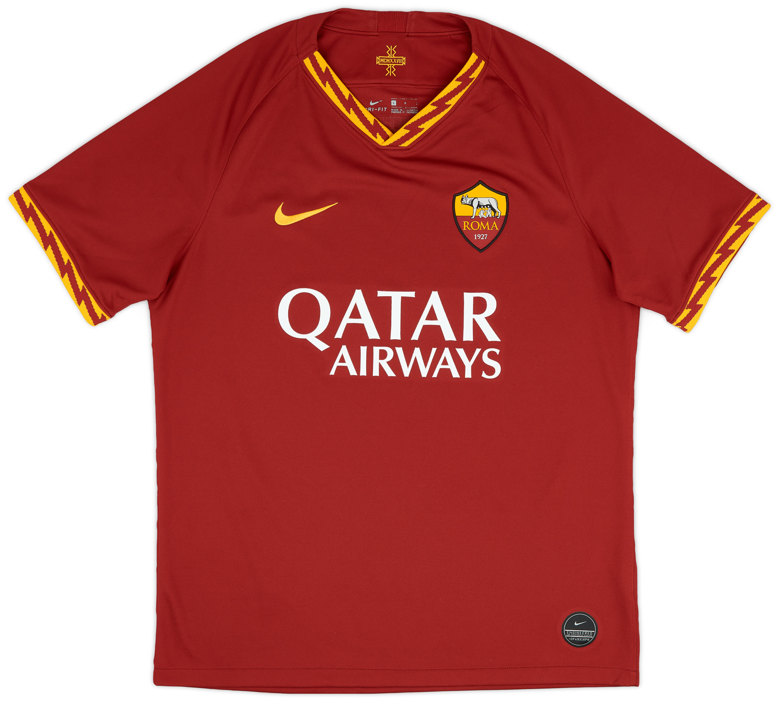 2019 20 Roma Home Shirt D eko 9 9 10 L