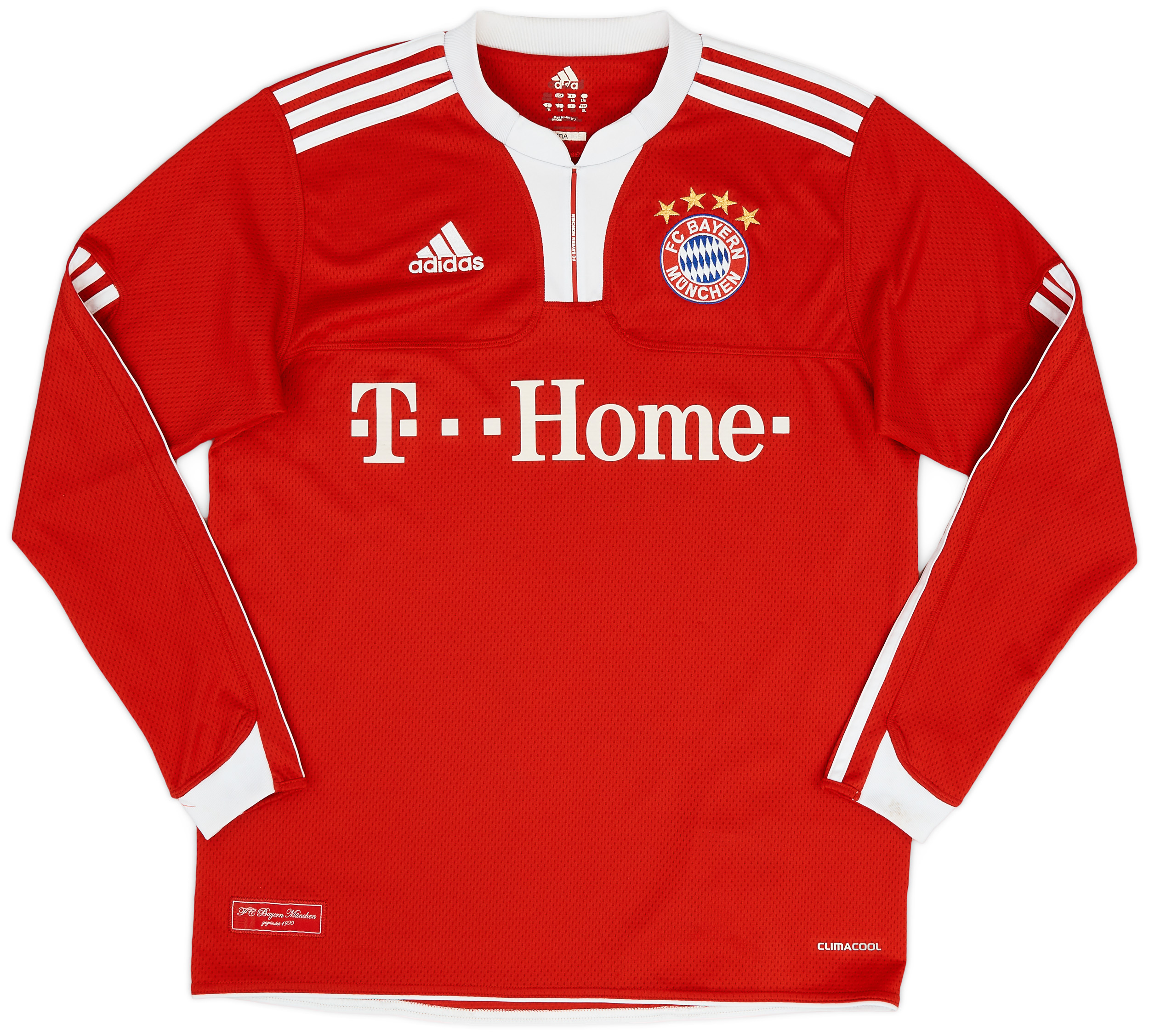 200910 Bayern Munich Home L/S Shirt 9/10 (XL.Boys)