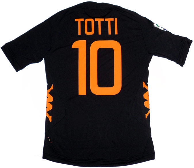 Flocage Officiel AS Roma Third 2010/11 - Totti N°10 - Stilscreen - Neuf