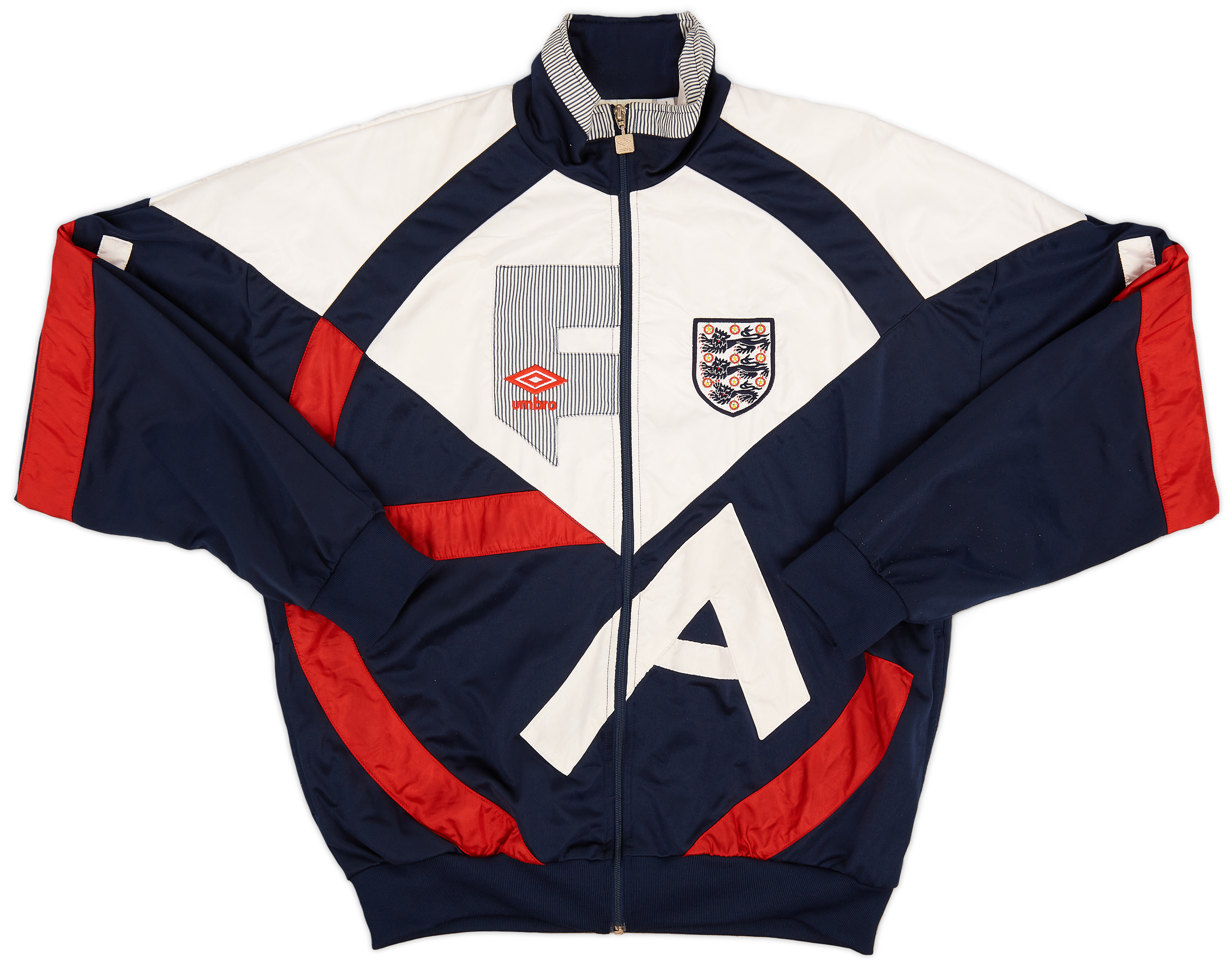 1990-92 England Umbro Track Jacket - 9/10 - (L)