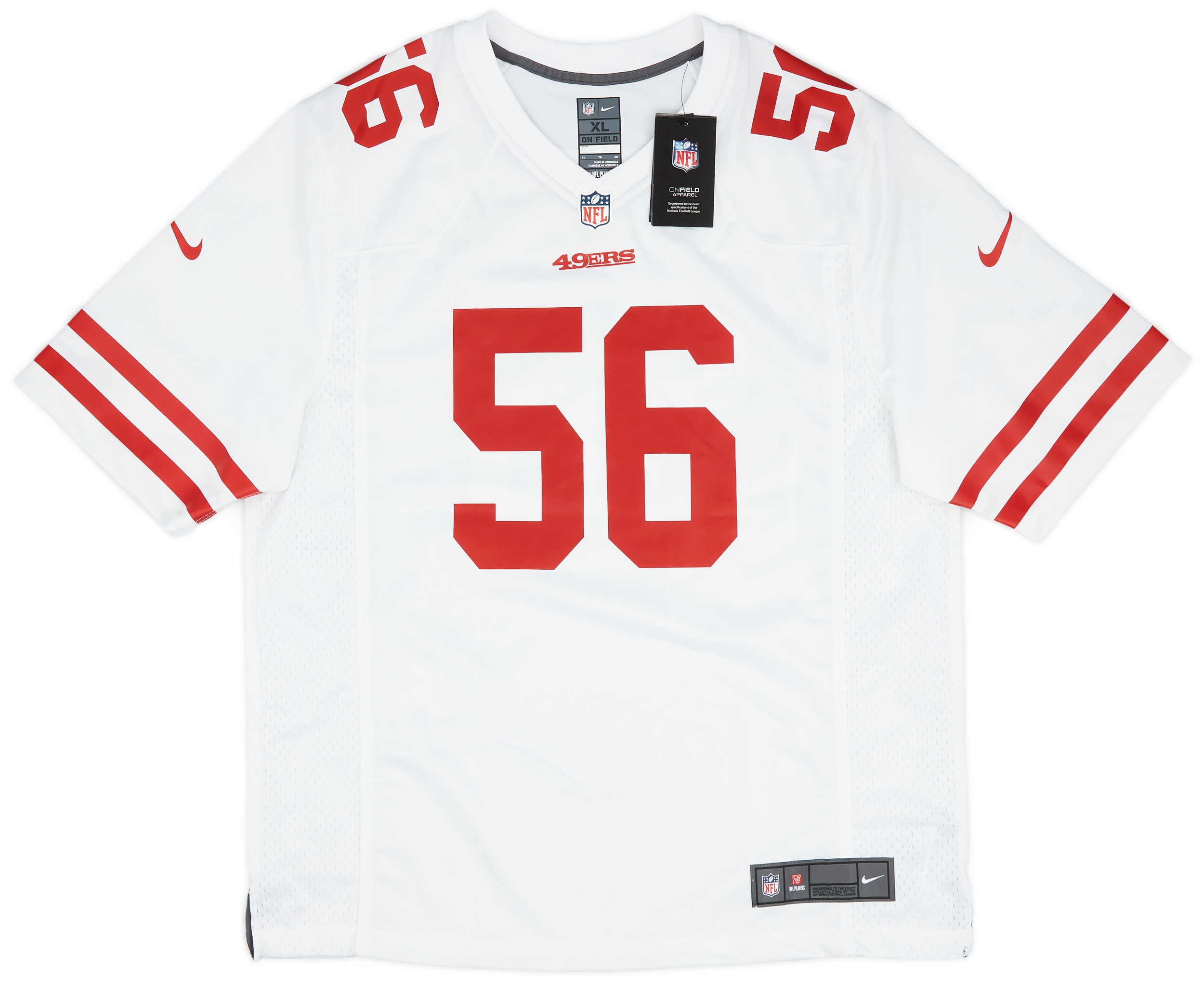 【​限​定​販​売​】 2019-20 San Away Game Nike #56 Alexander 49ers Francisco シャツ