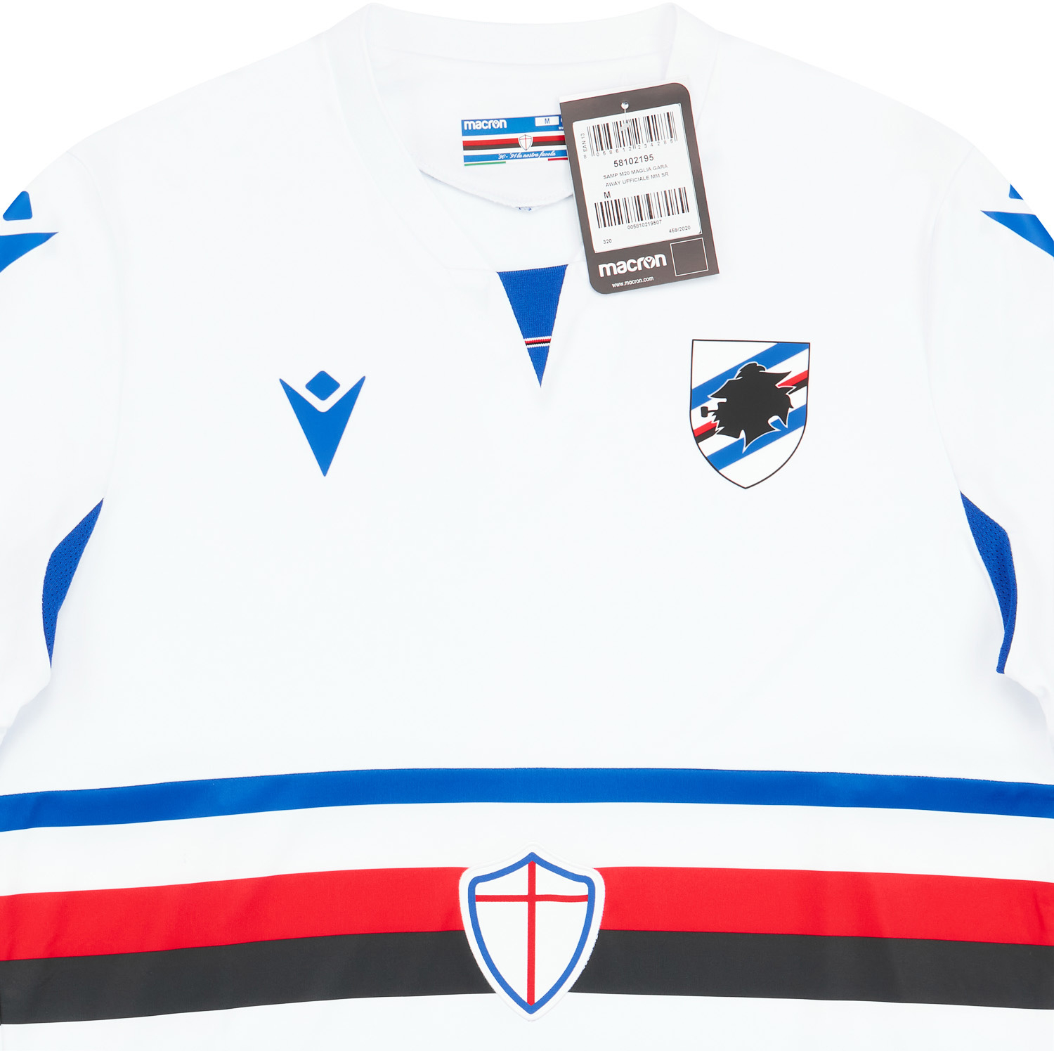 2020 21 Sampdoria Away Authentic Shirt