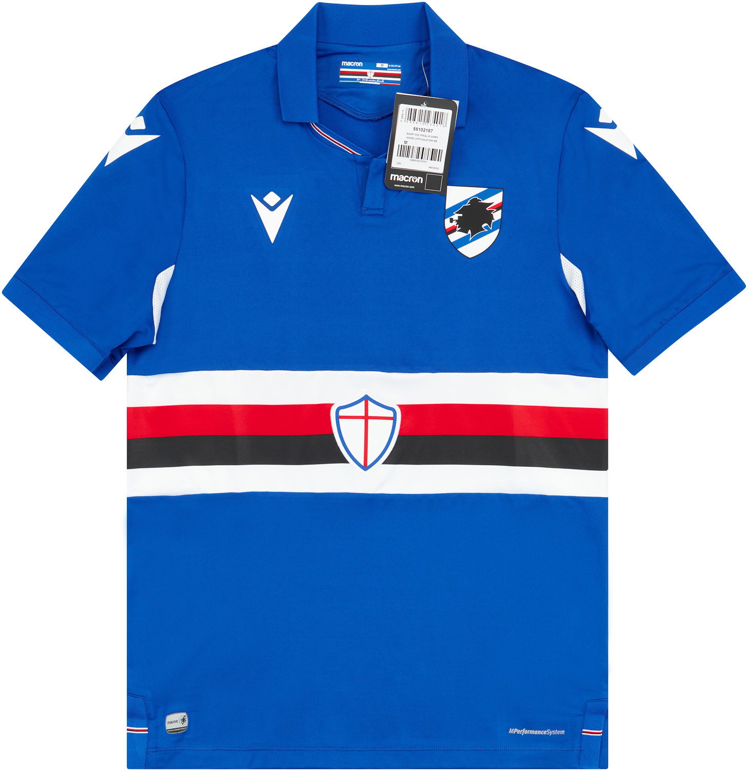 2020-21 Sampdoria Home Authentic Shirt - NEW