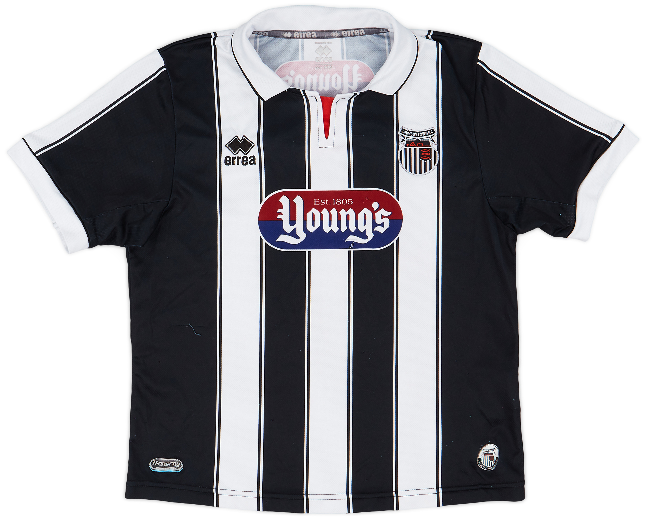 Maillot Foot Enfant ERREA – GRIMSBY TOWN FC – Third 2017/18 – Neuf Avec étiquettes