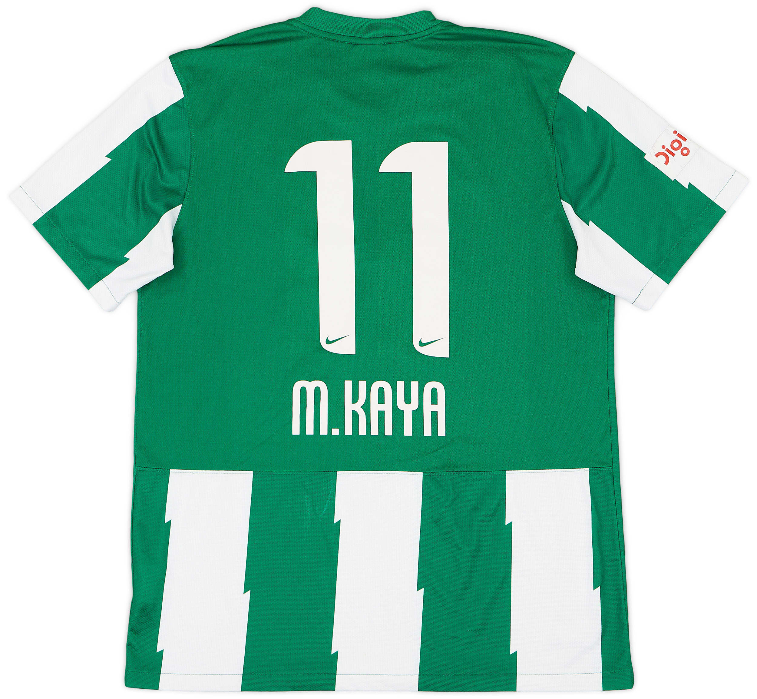 2012-13 Kirklarelispor Away Shirt M. Kaya #11 - 7/10 - (L) 