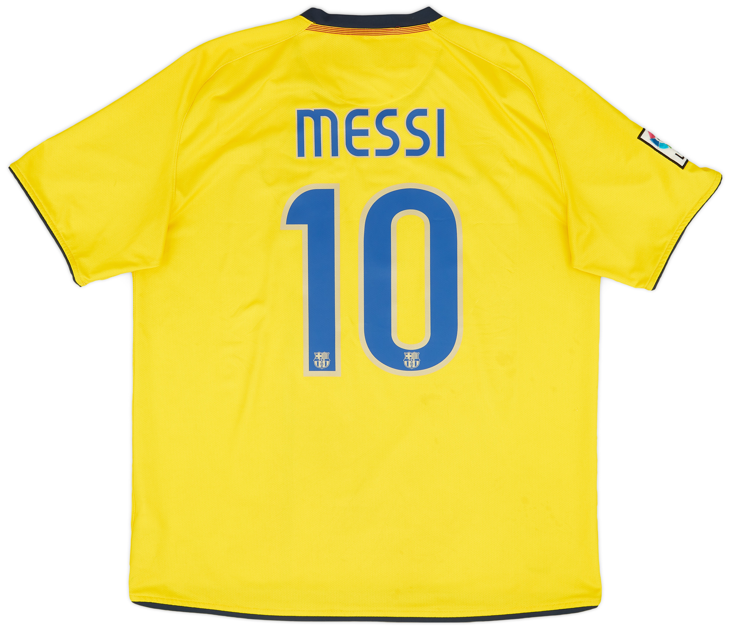 2008 10 Barcelona Away Shirt Messi 10 5 10 XL 2008-10-barcelona-away-shirt-messi-10-5-10-xl