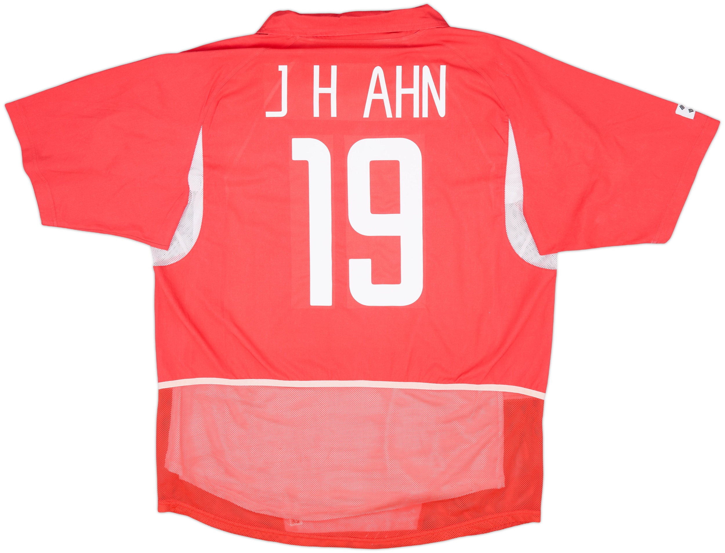 2002-03 South Korea Player Issue Home Shirt J.H.Ahn #19