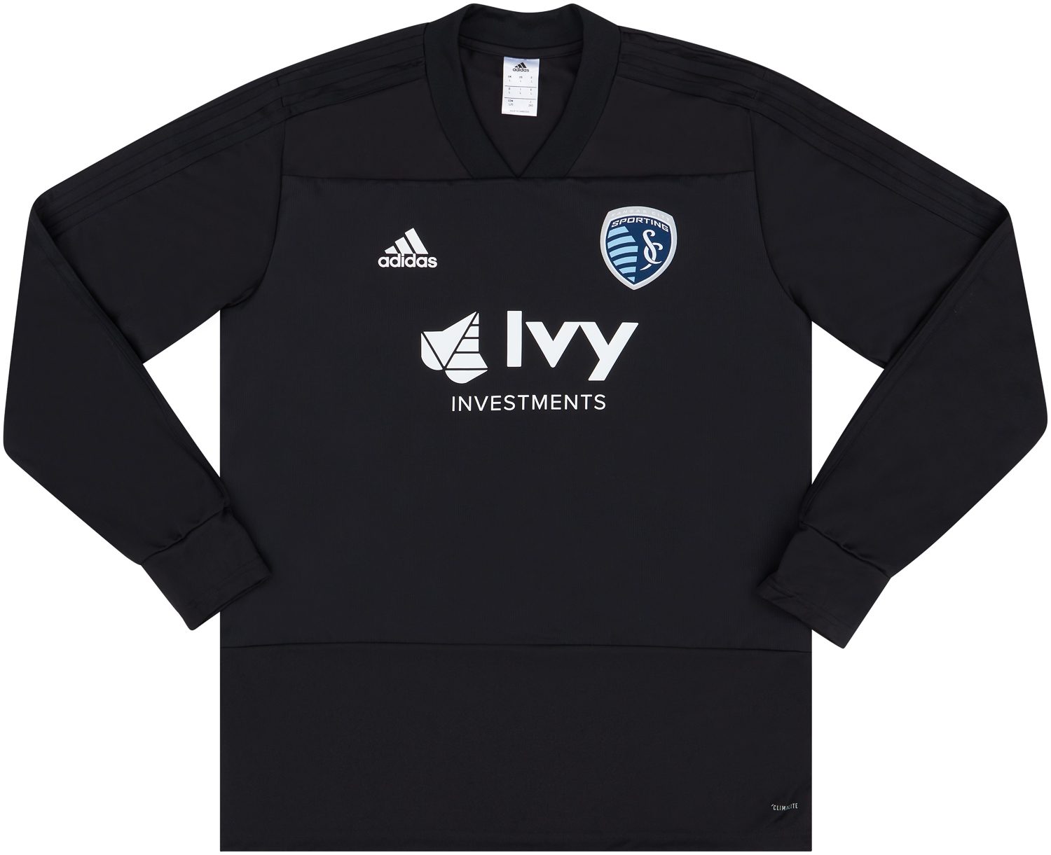 2018 Sporting Kansas City adidas Training Sweat Top (Excellent)