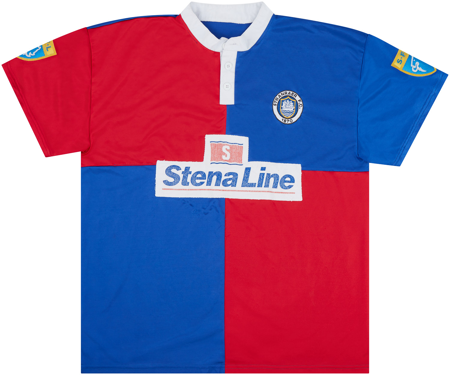 199697 Stranraer Match Issue Home Shirt 14