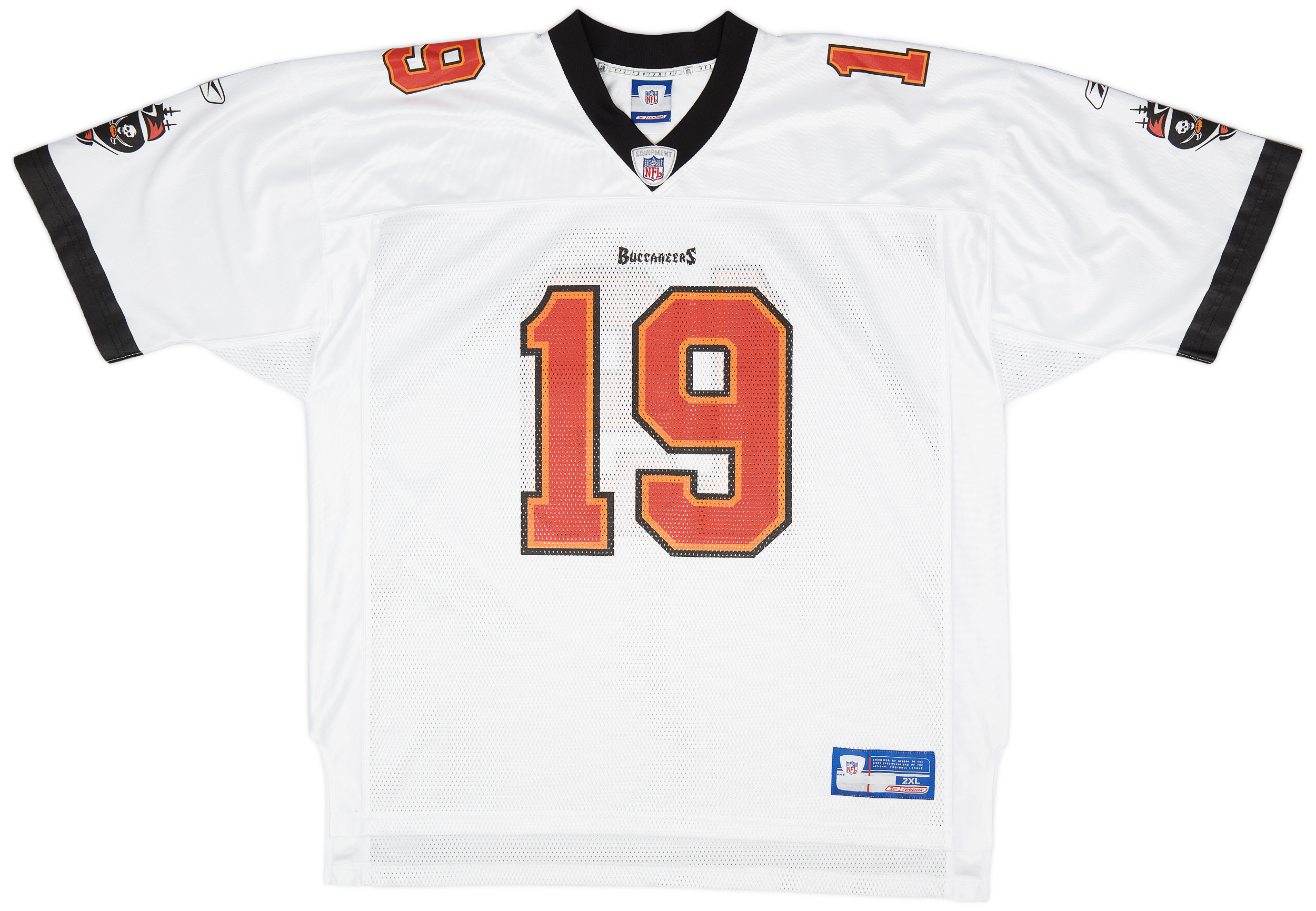 2002-03 Tampa Bay Buccaneers K. Johnson #19 Reebok On Field Away Jersey (Excellent) XXL
