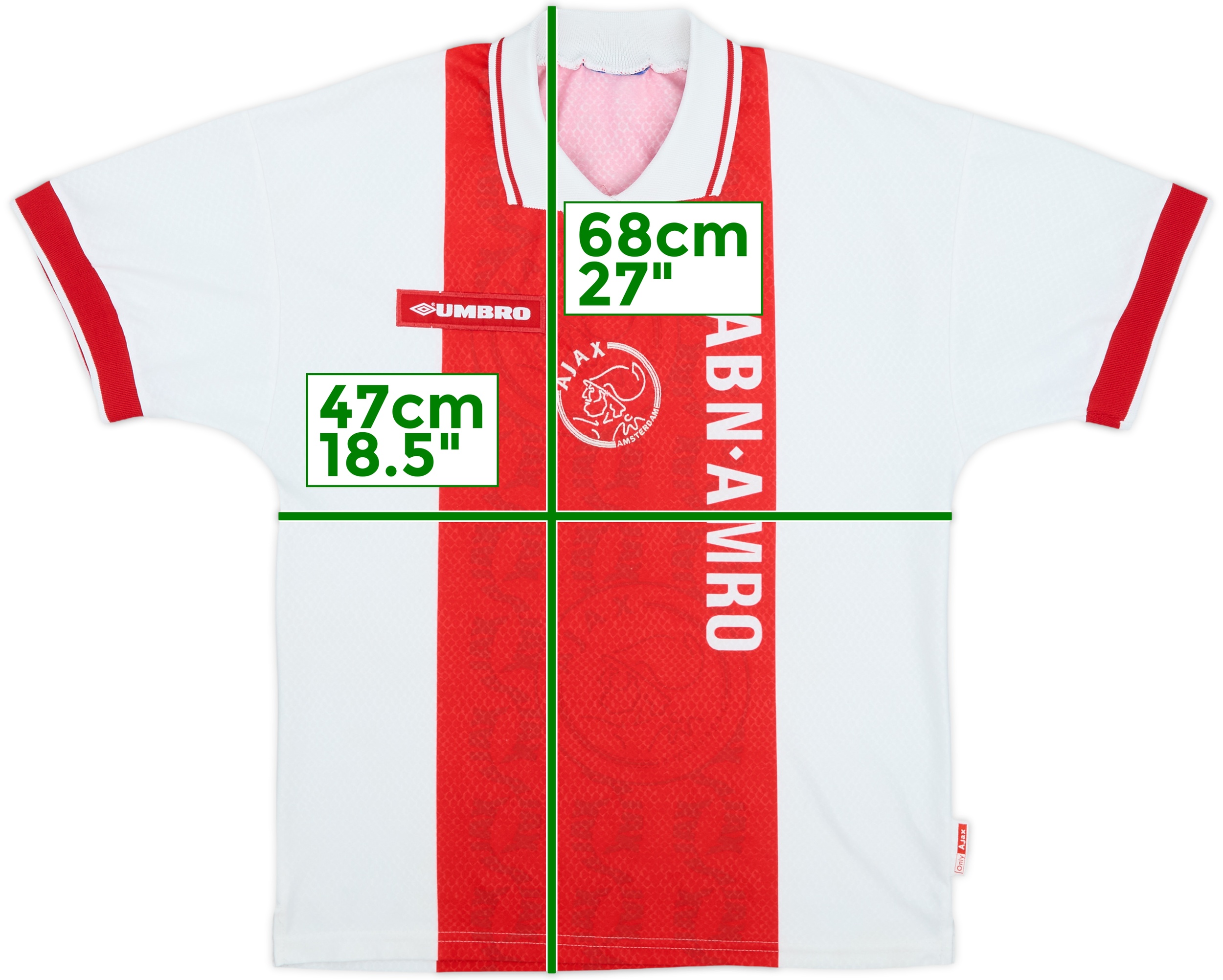 1998-99 Ajax Home Shirt - 6/10 - (Y)