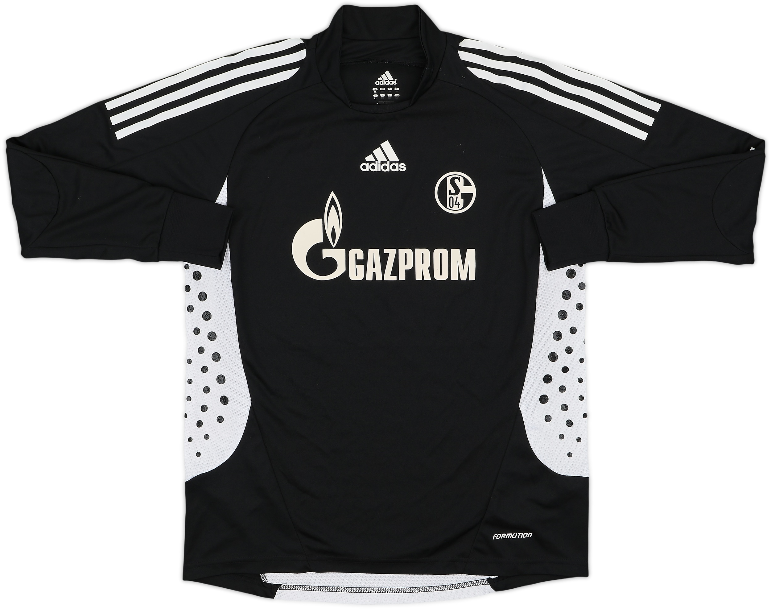 【サイン入り】シャルケ FC Schalke 04 Kirchhoff 3 FC SCHALKE 04 JERSEY THIRD FOOTBALL SHIRT 2010 - 2011 ADIDAS