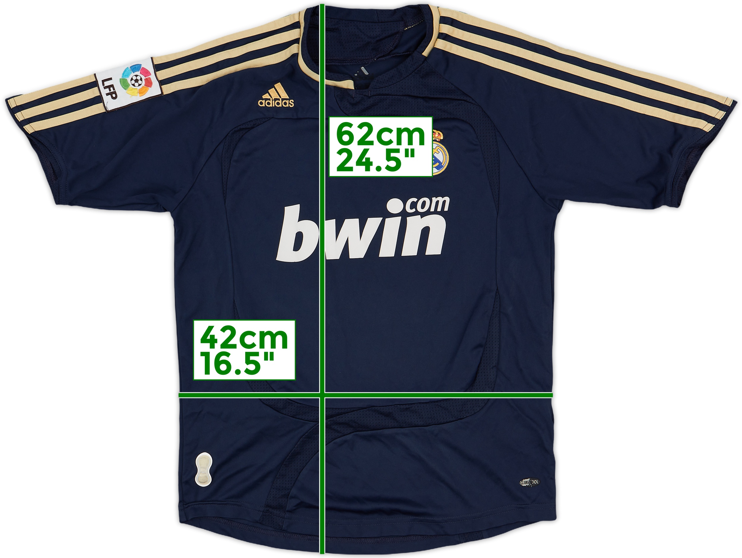 2007-08 Real Madrid Away Shirt - 7/10 - (L.Boys)