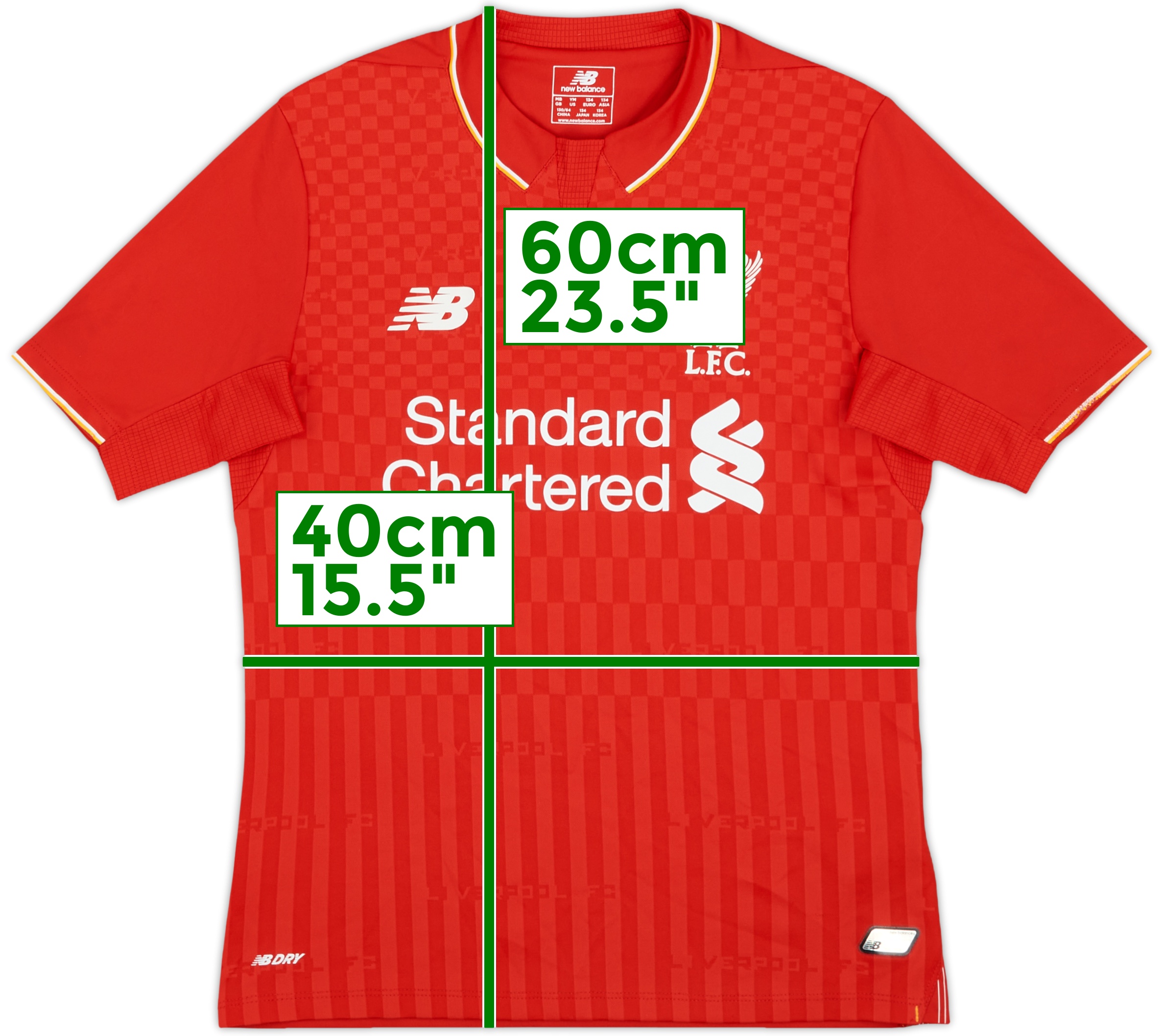 2015-16 Liverpool Home Shirt 7/10