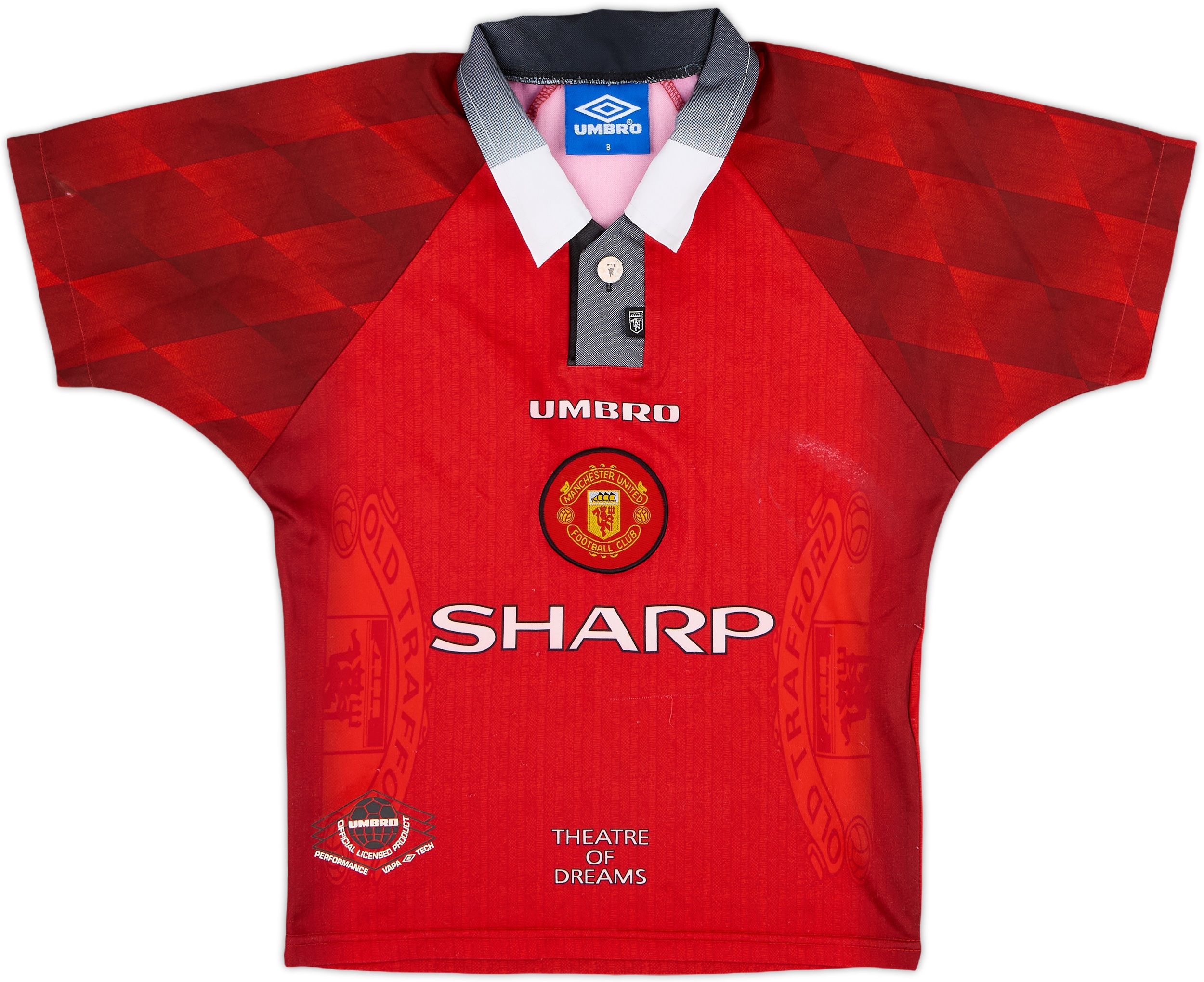 ウェア 97/98's Manchester United T-shirt 1998-99 Manchester United Third L/S Shirt Yorke #19 - 6/10 - (M)