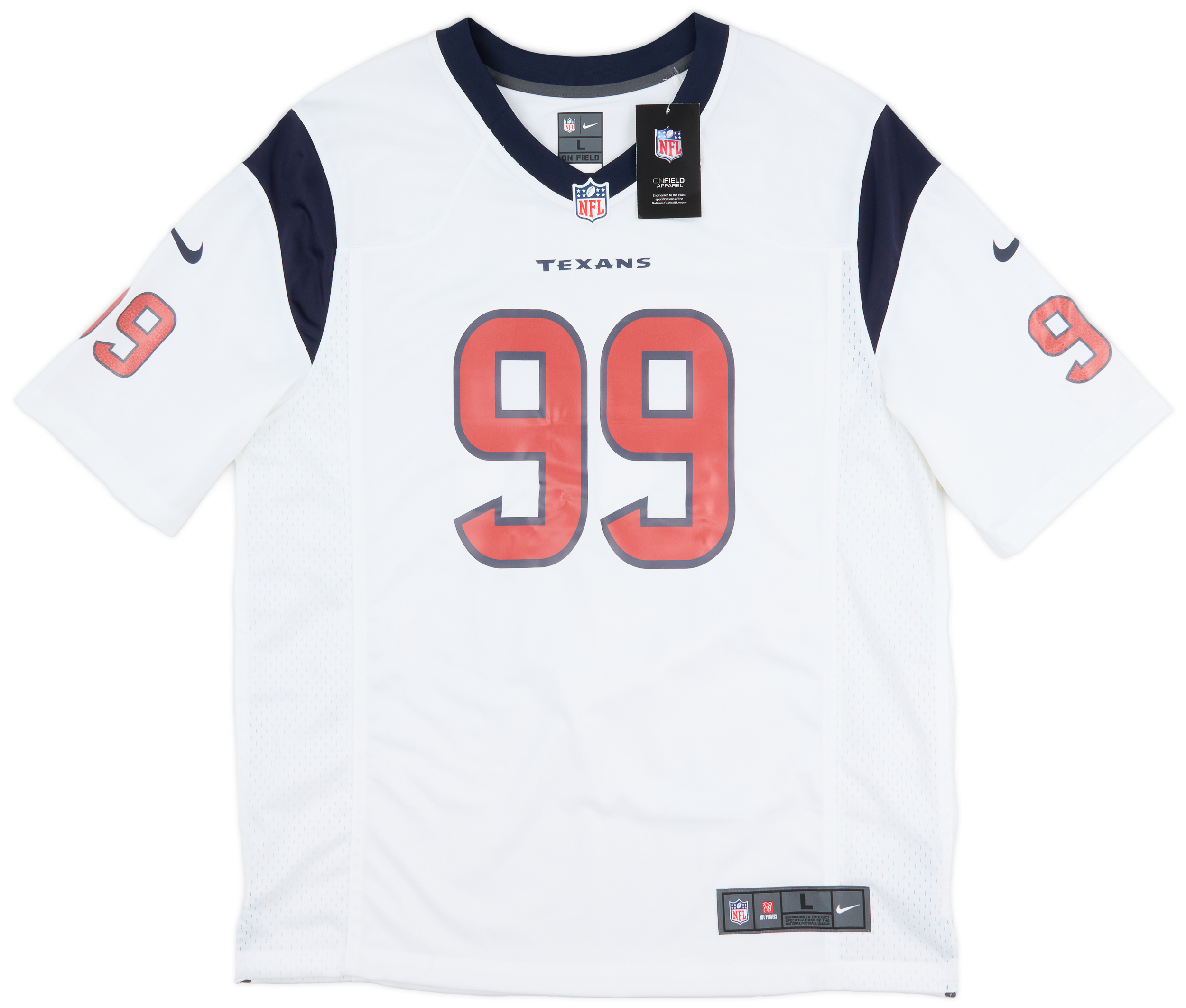 2012 20 Houston Texans Watt 99 Nike Game Away Jersey L