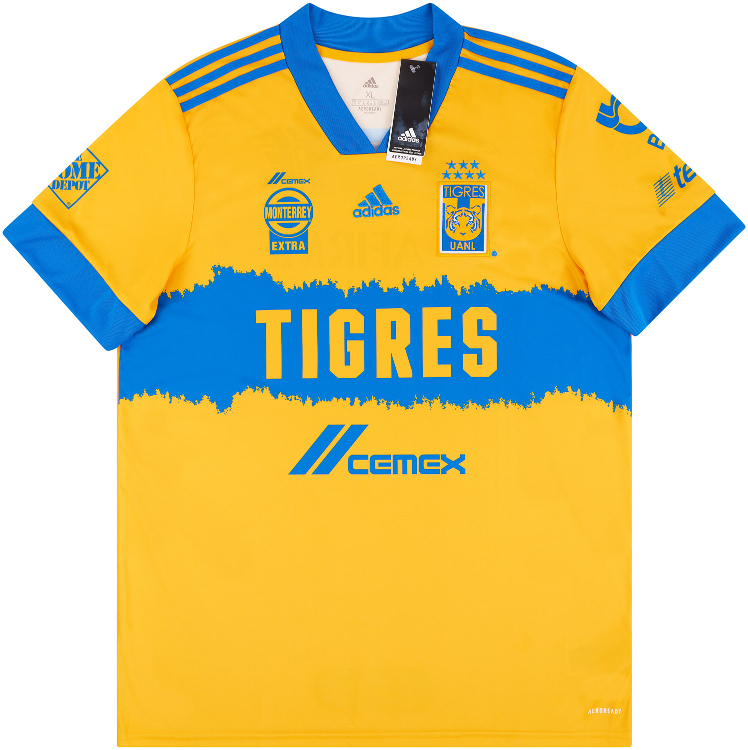2020 21 Tigres UANL Home Shirt NEW