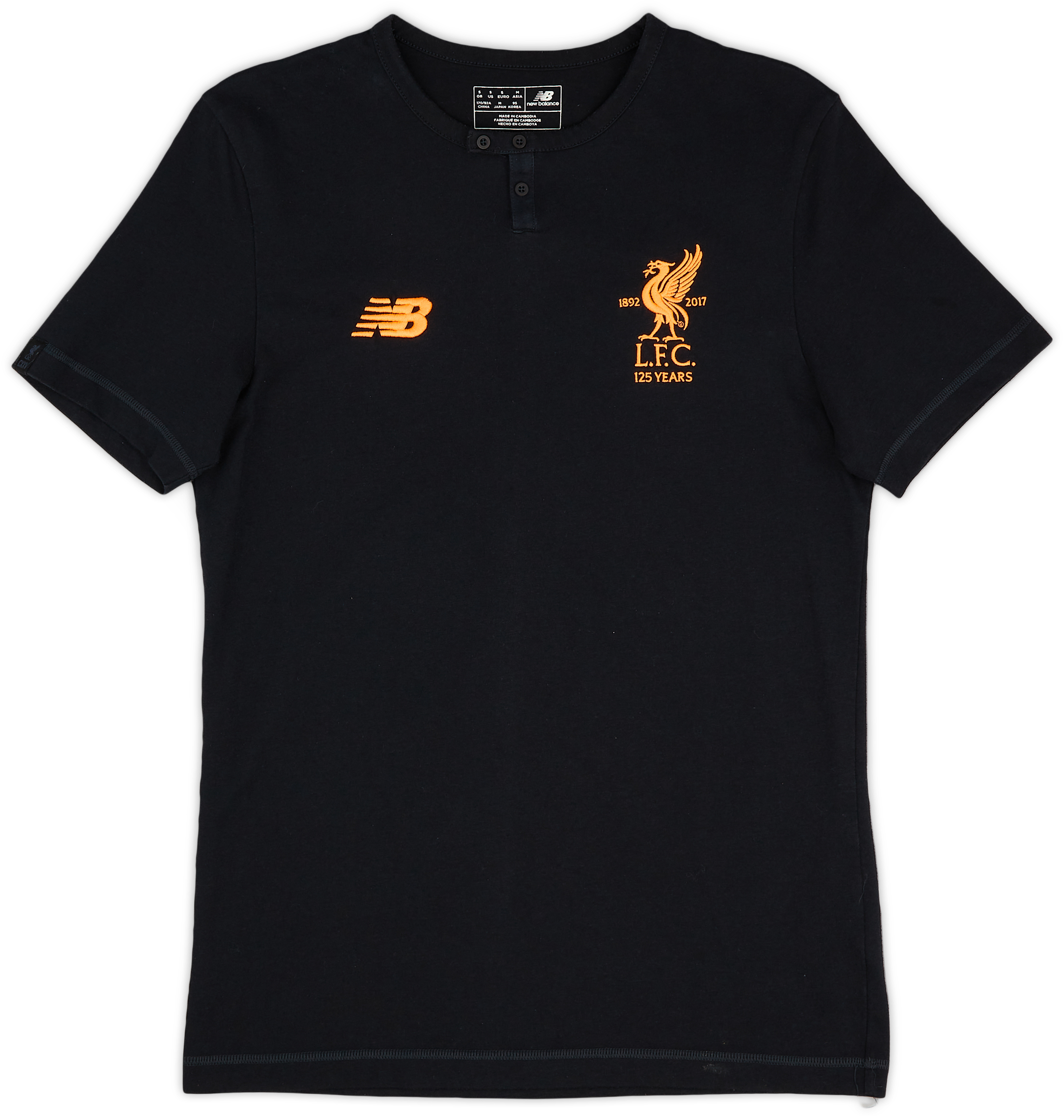 2017-18 Liverpool New Balance Tee - 8/10 - (S)