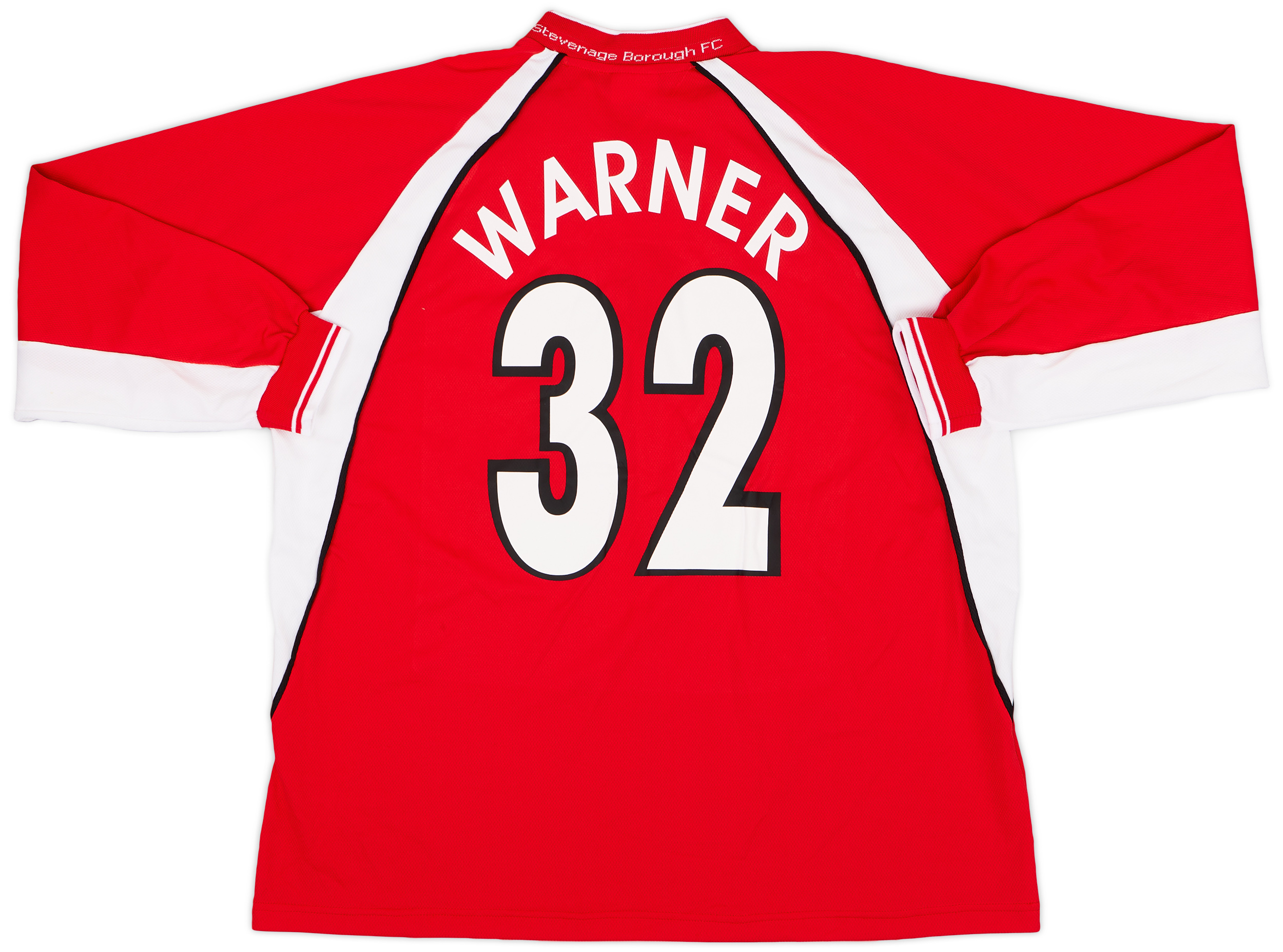 2003-04 Stevenage Home L/S Shirt Warner #32 - 9/10 - (XL)