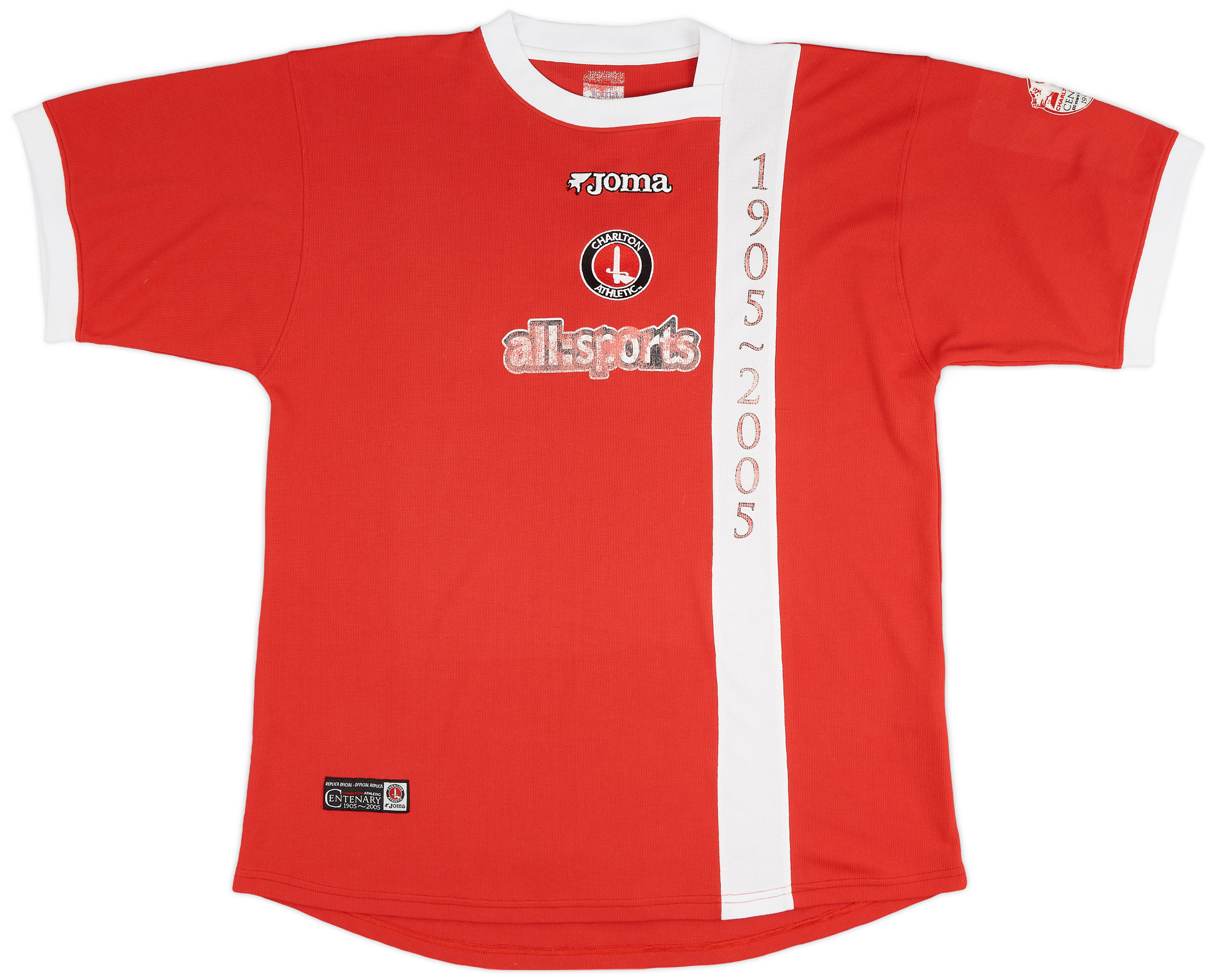 200506 Charlton Centenary Home Shirt 4/10 (XL)