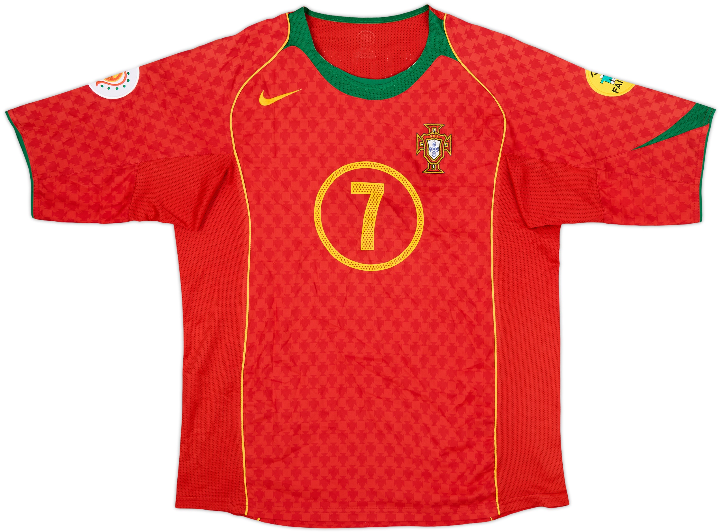 ウェア PORTUGAL - 2004 (Home) PORTUGAL 2004 2005 HOME FOOTBALL SHIRT SOCCER JERSEY NIKE sz