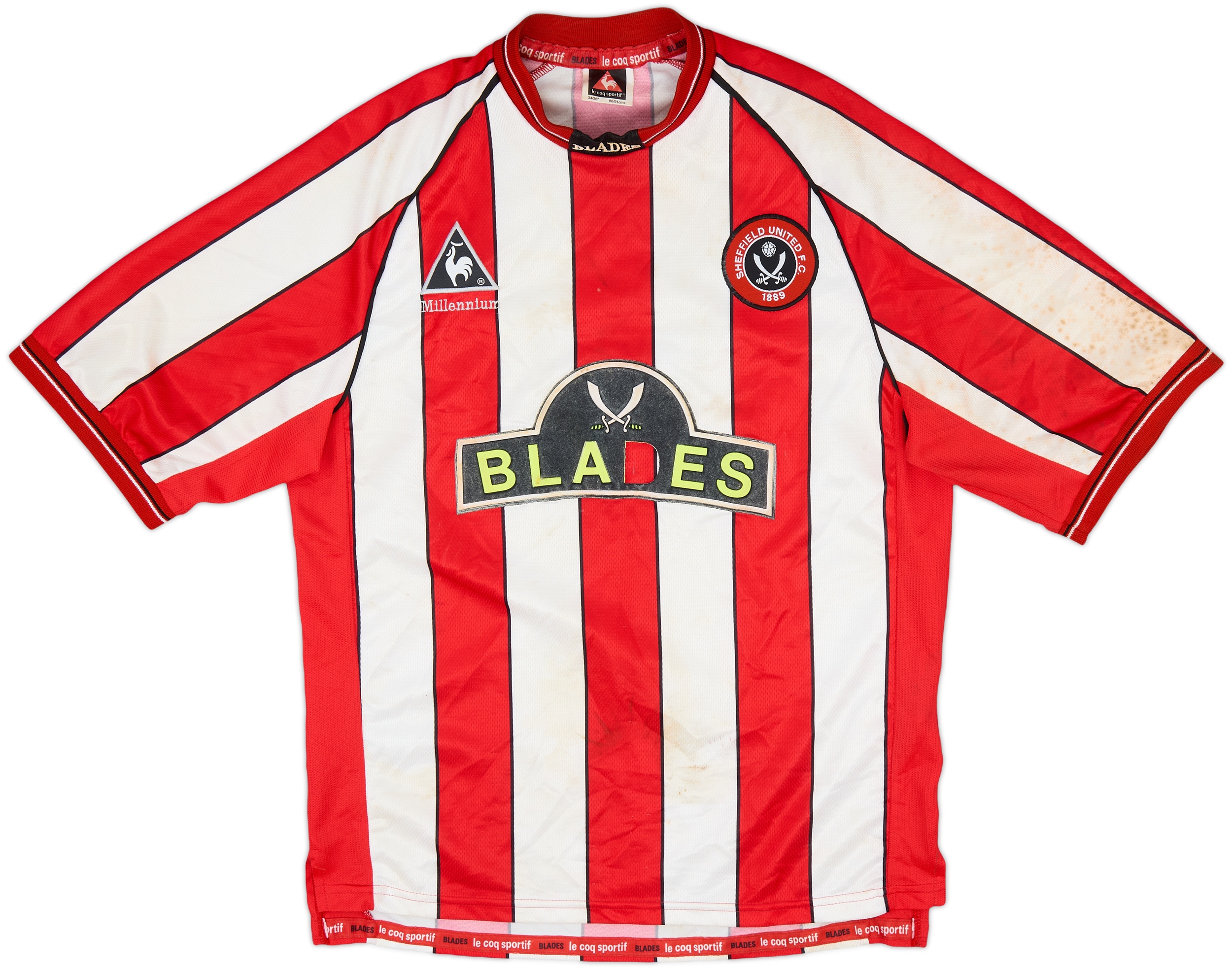 1999-00 Sheffield United Home Shirt #6 - 4/10 - (S)
