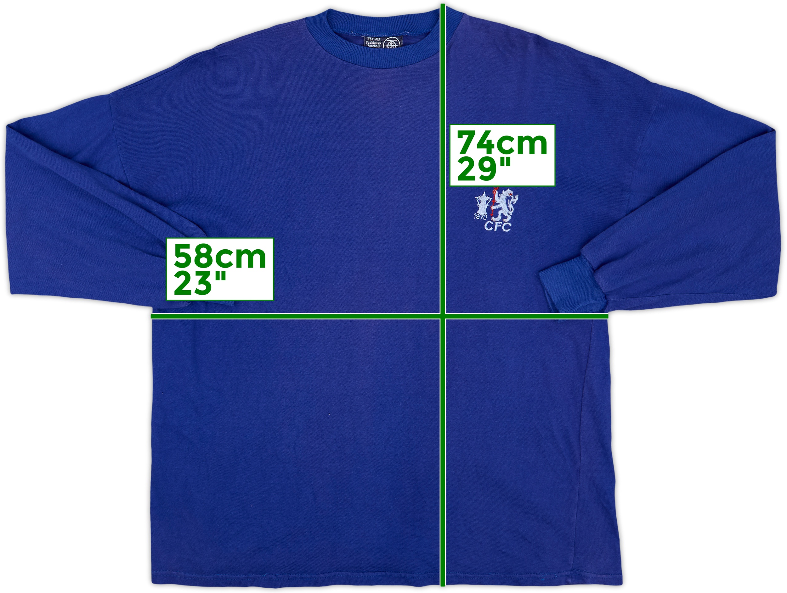 2000s Chelsea 1970 Retro Home L/S Shirt - 6/10 - (XXL)