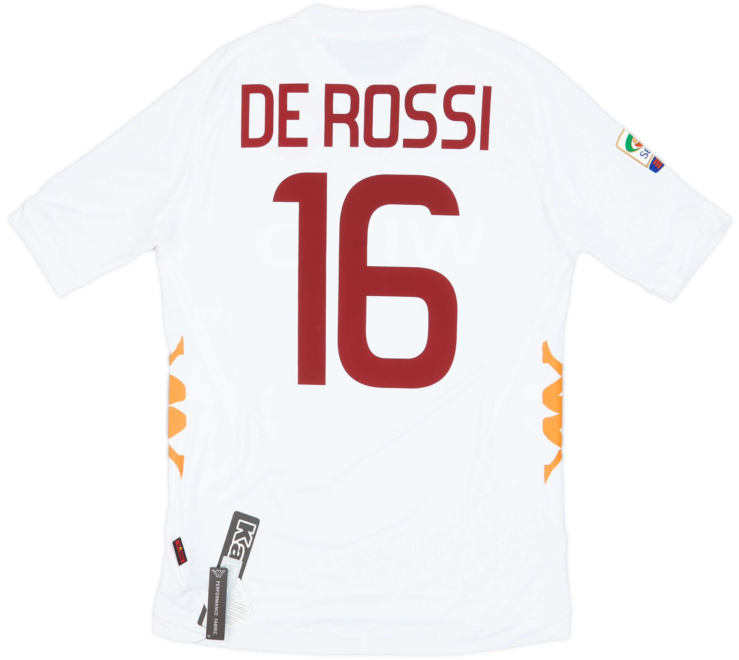 2011-12 Roma Away Shirt De Rossi #16 (XL)