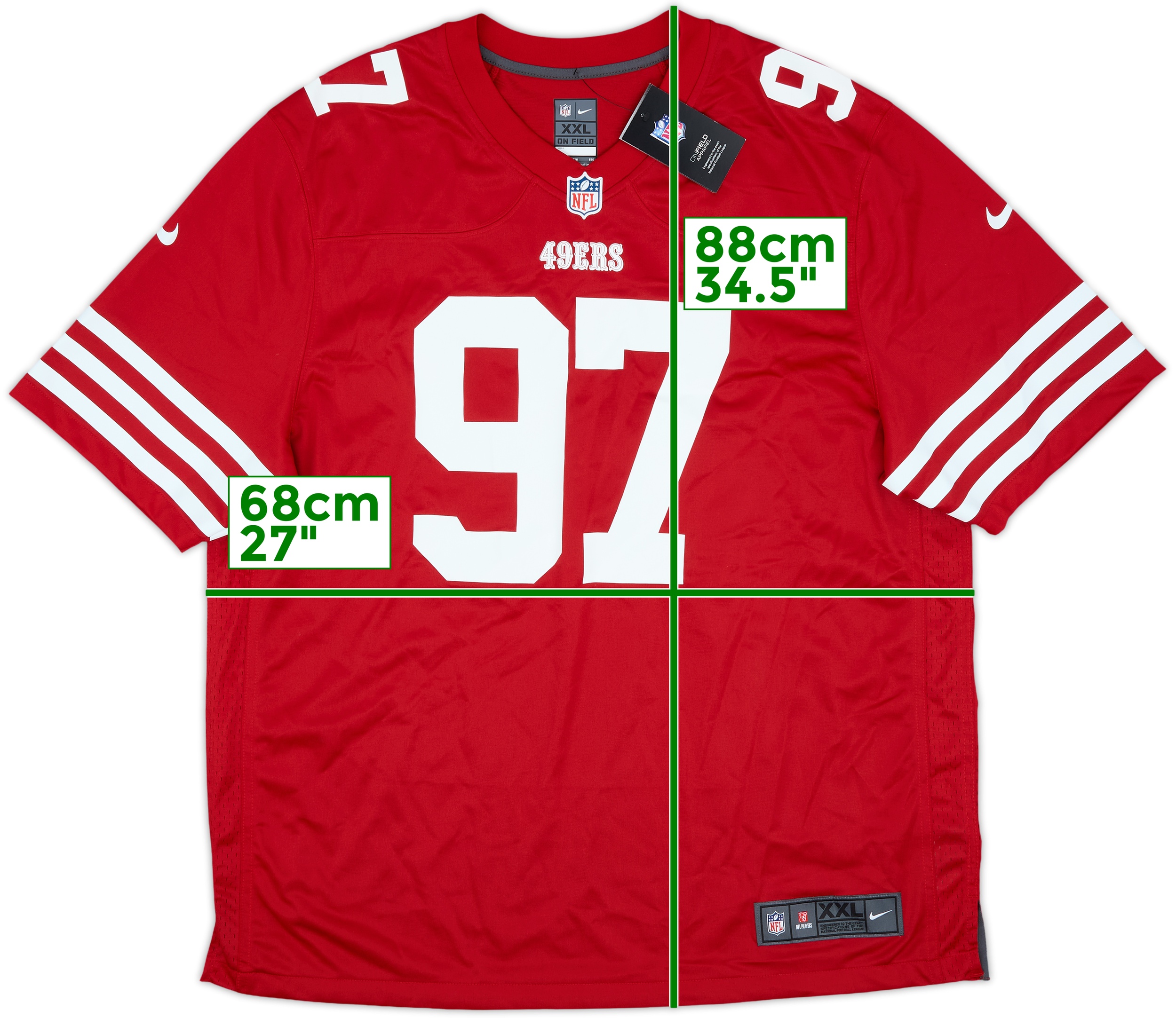 NFL ジャージ　BOSA 97 アメリカサイズXL NFL ジャージ BOSA 97 アメリカサイズXL NFL ジャージ BOSA 97