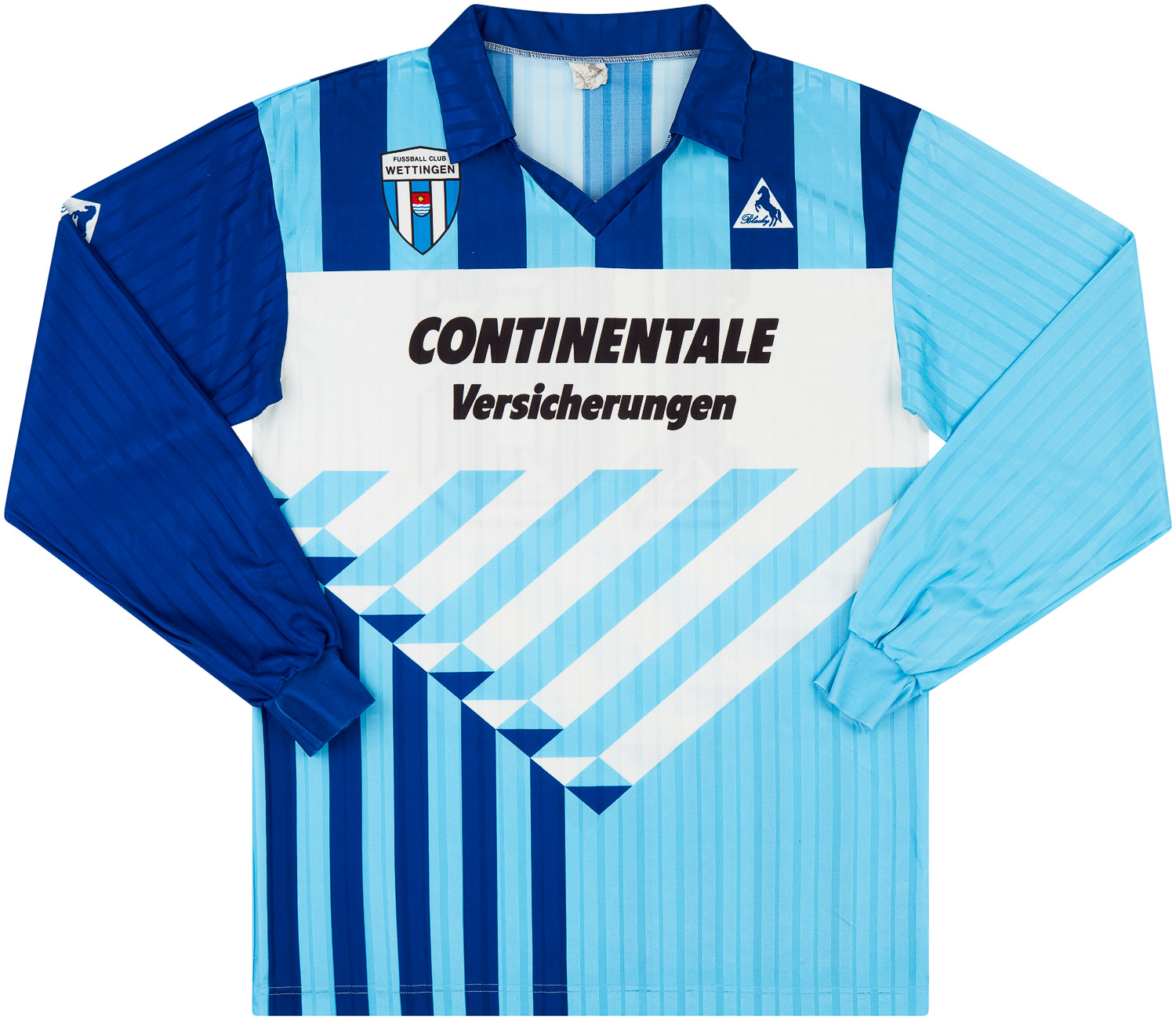 1988-89 Wettingen Match Issue Home L/S Shirt #16