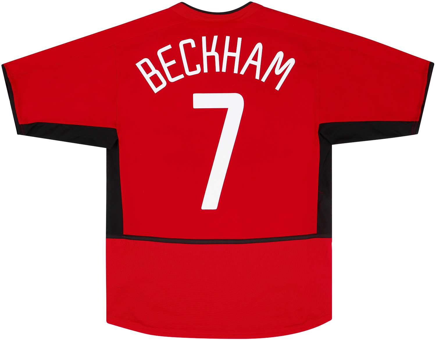 2001-02 Manchester United Maillot extérieur/troisième Centenaire Beckham #7 - 5/10 - (XL