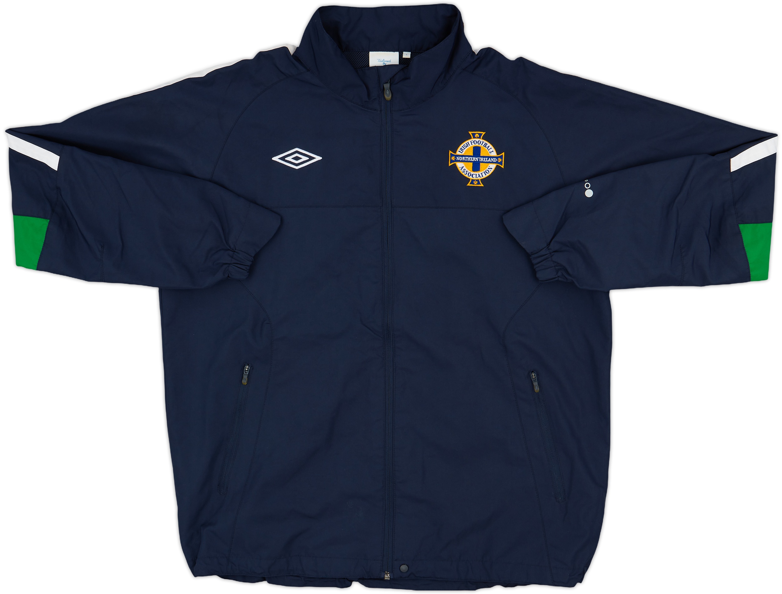 ウェア UMBRO Northern Ireland 125th anniversary 2010-11 Northern Ireland Umbro Track Jacket - 9/10 - (L)