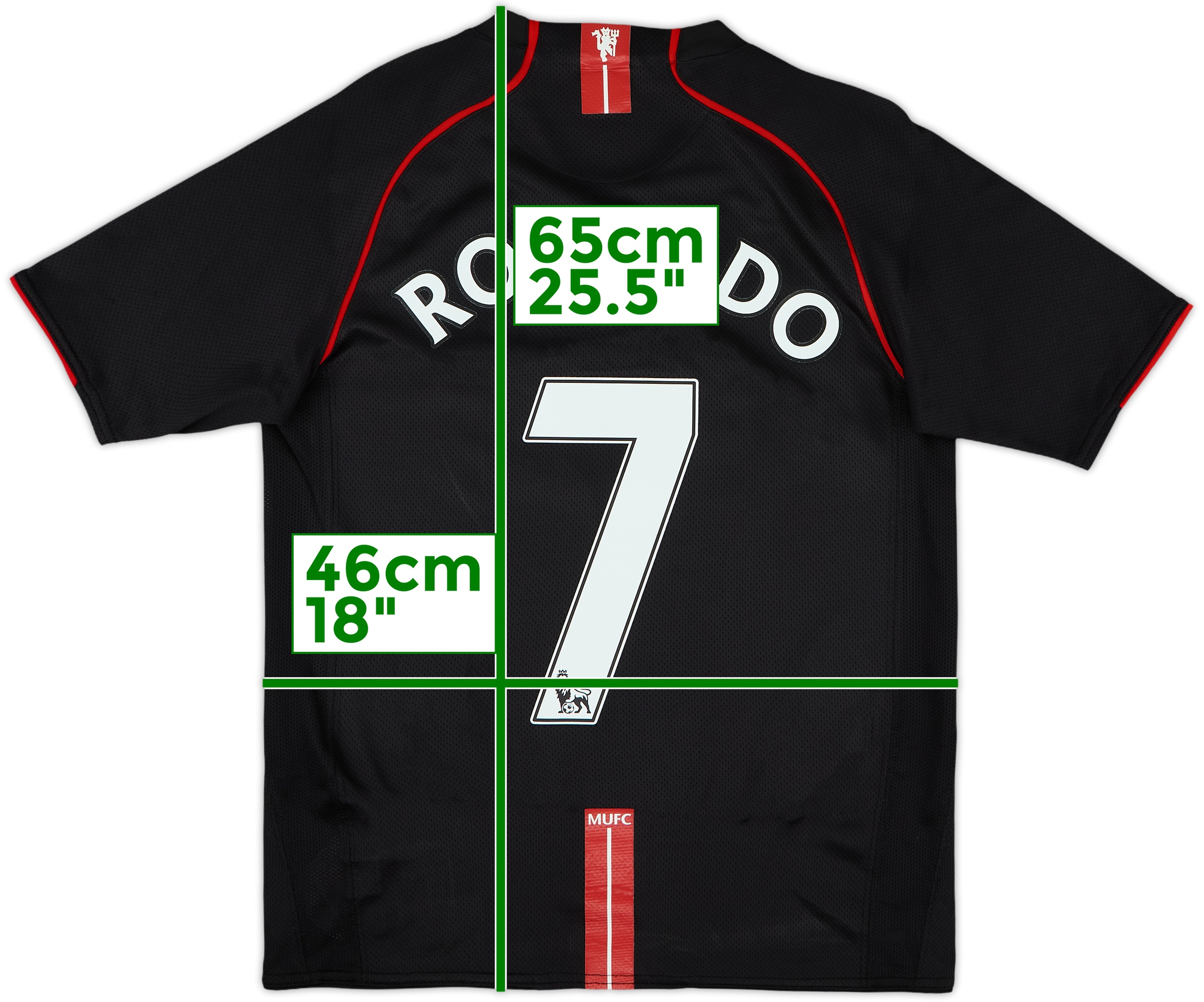 2007-08 Manchester United Away Shirt Ronaldo #7 - 9/10 - (XL