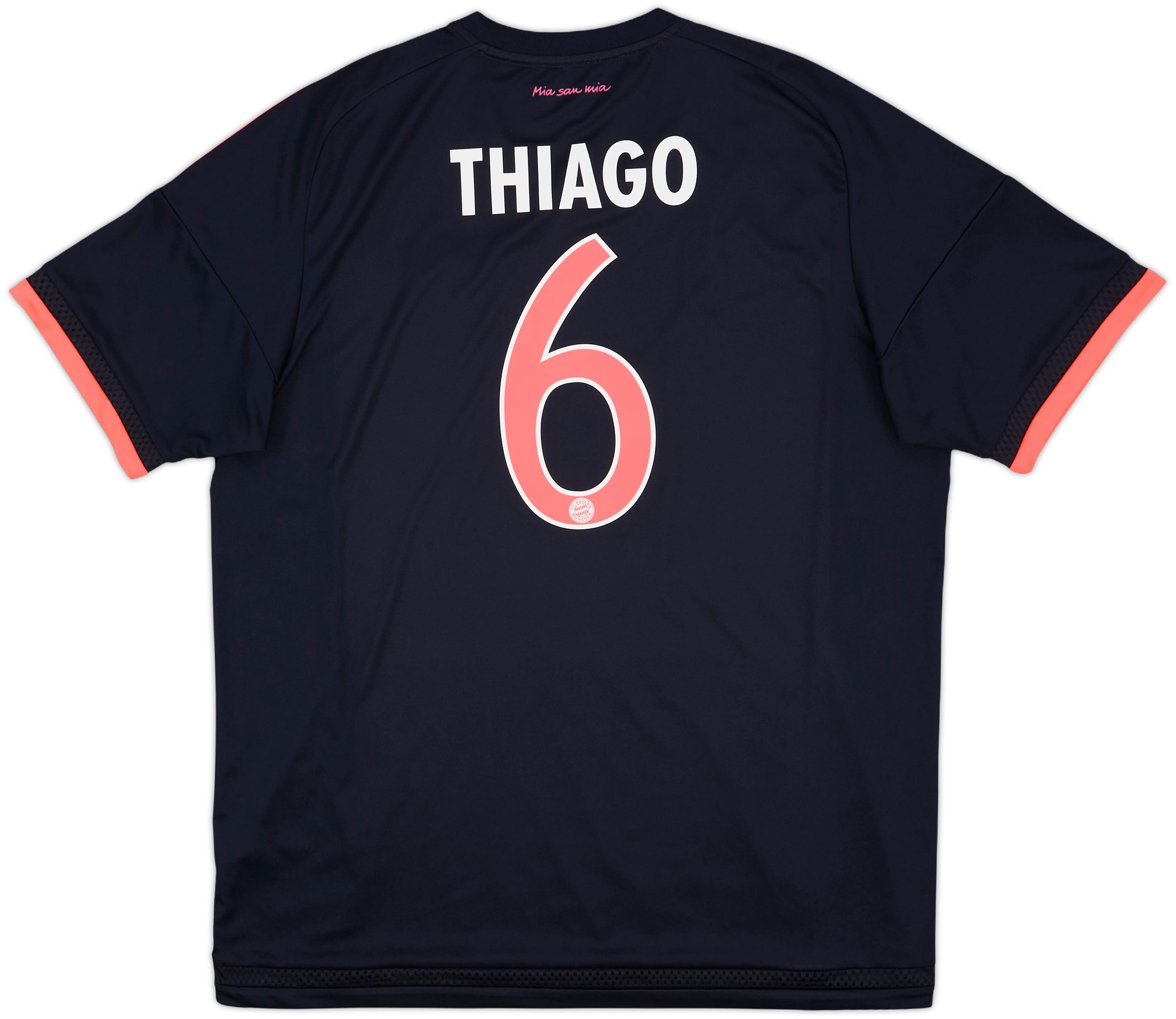 2015-16 Bayern Munich Third Shirt Thiago #6 - 9/10 - (XL)