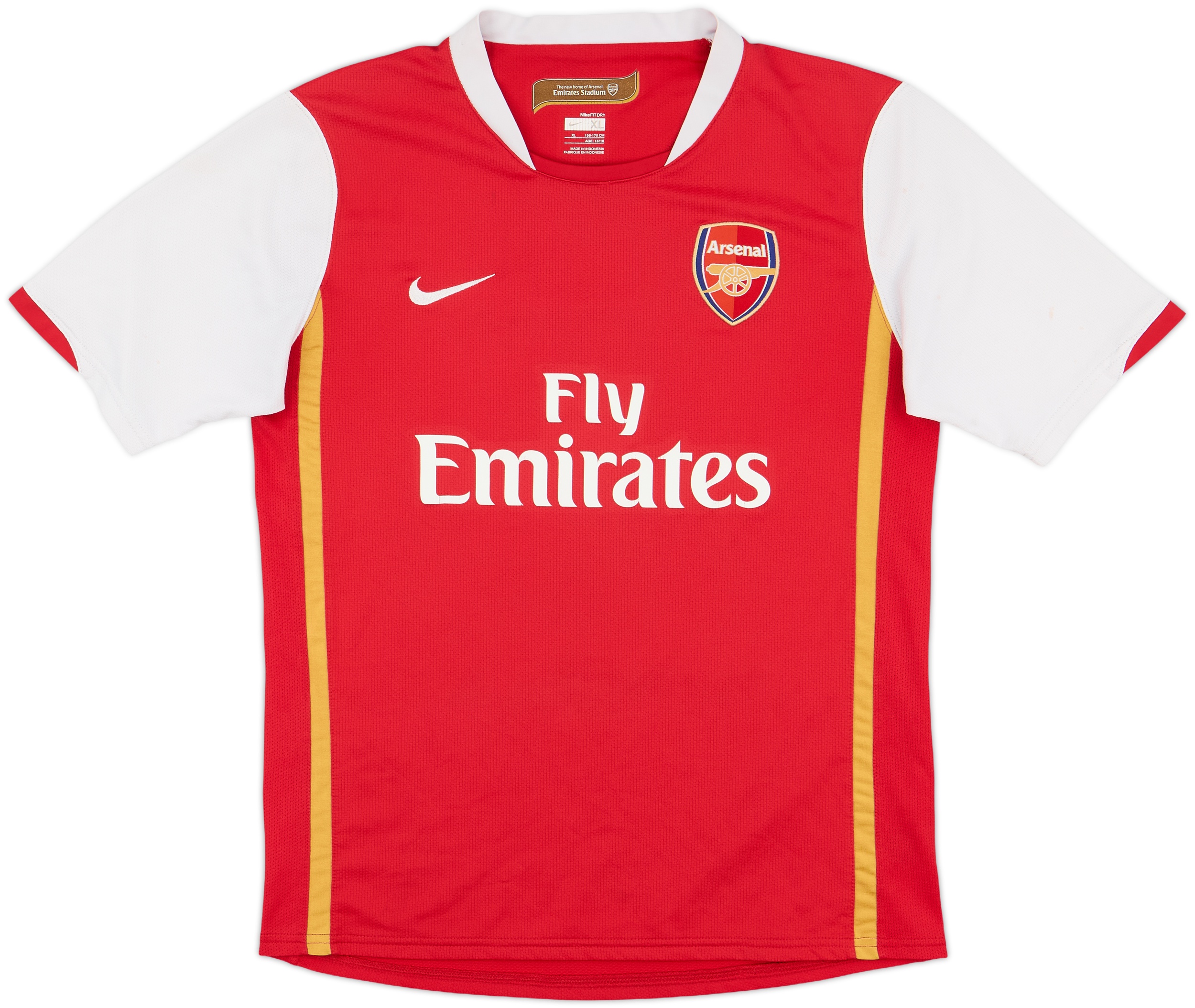 ビンテージ古着！Arsenal チェコ代表 ROSICKY 7 ユニフォーム 2006-08 Arsenal Home Shirt Rosicky #7 - 6/10 - (XL.Boys)